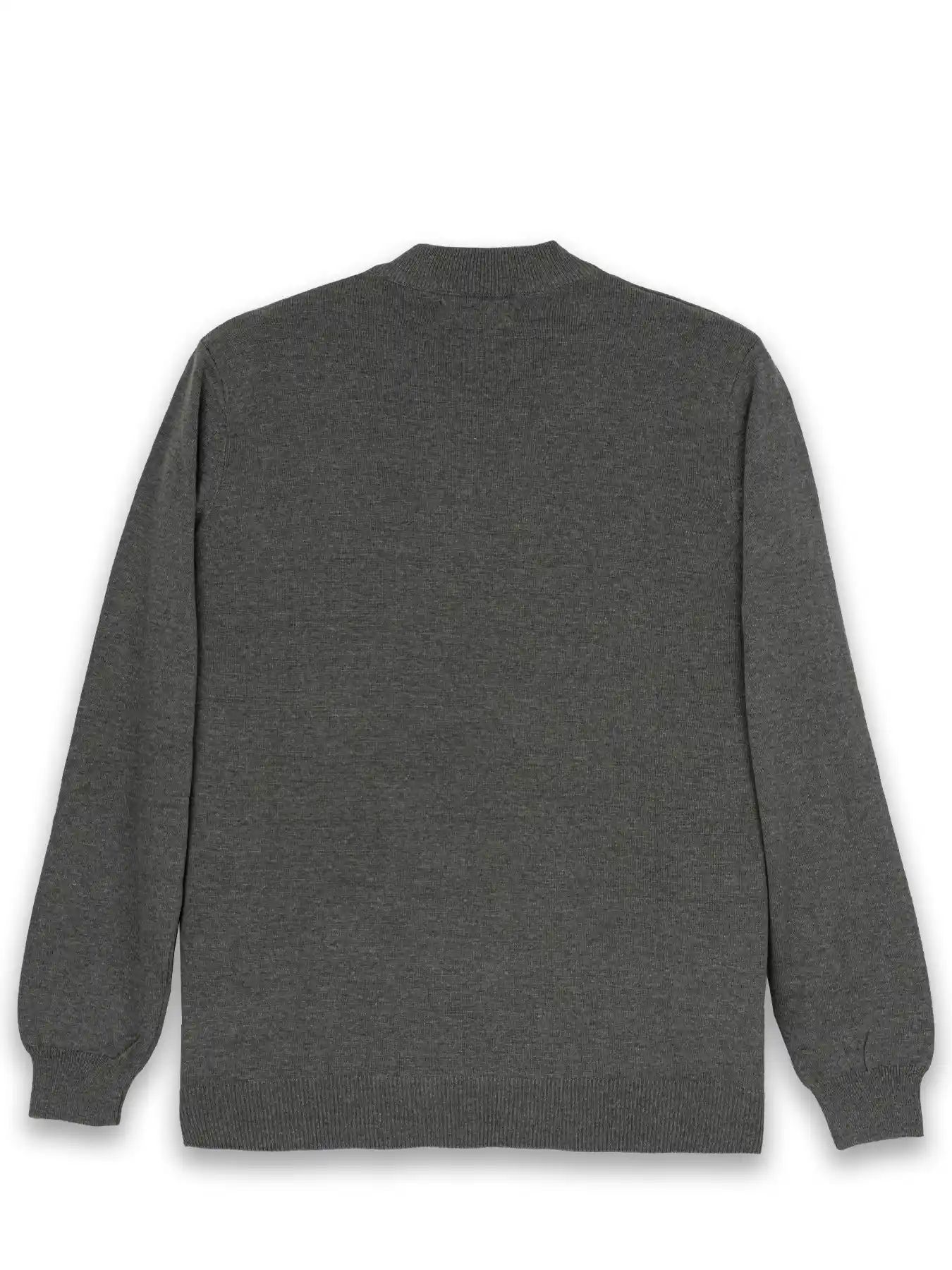 پلیور طوسی یقه پنج سانت ساده