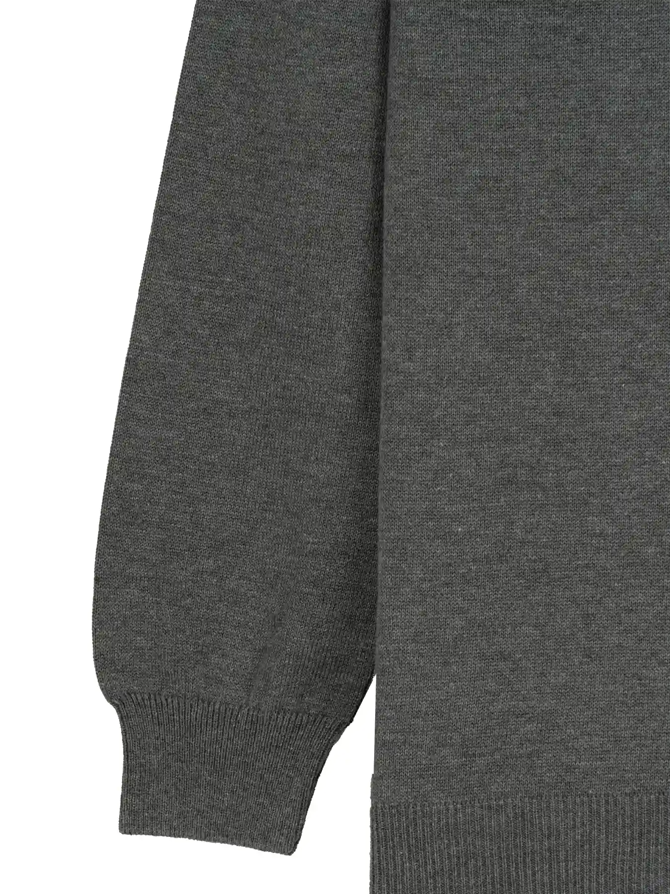 پلیور طوسی یقه پنج سانت ساده