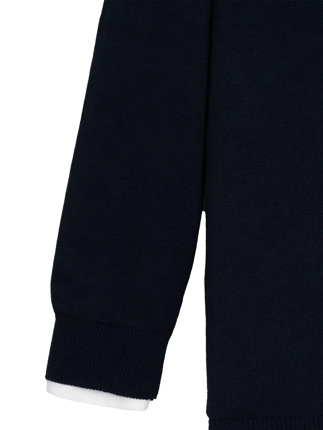 بافت سرمه ای یقه هفت ساده 