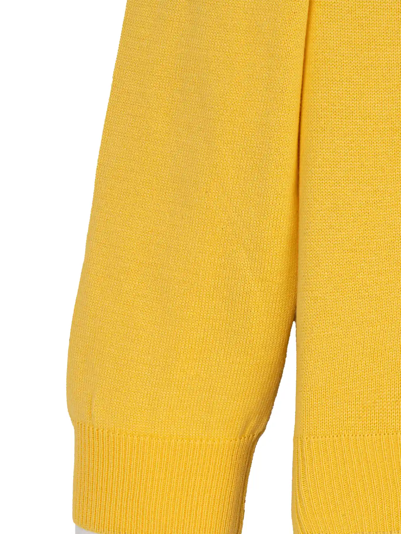 بافت زرد یقه هفت سانت ساده 