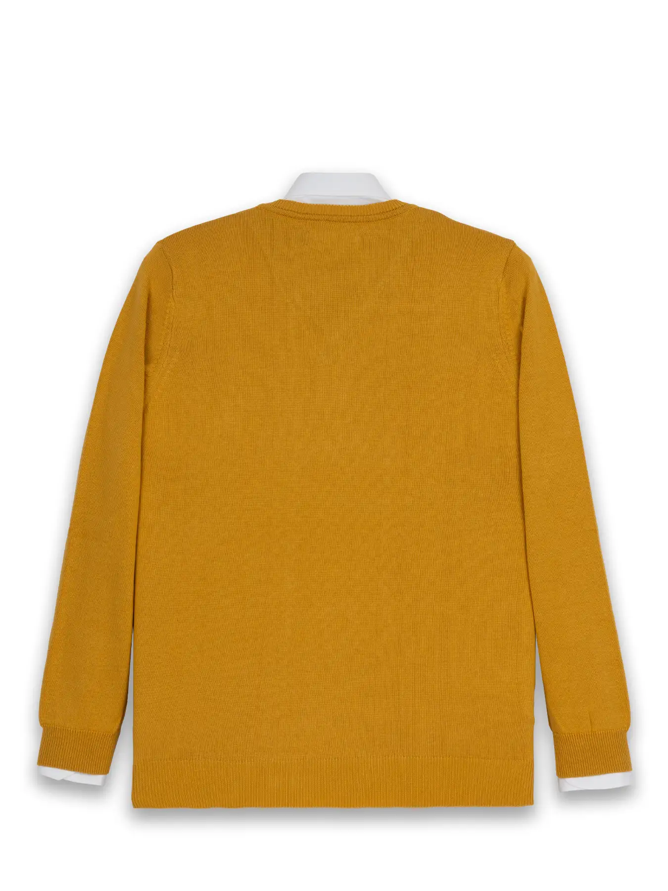 بافت یقه هفت سانت ساده طلایی