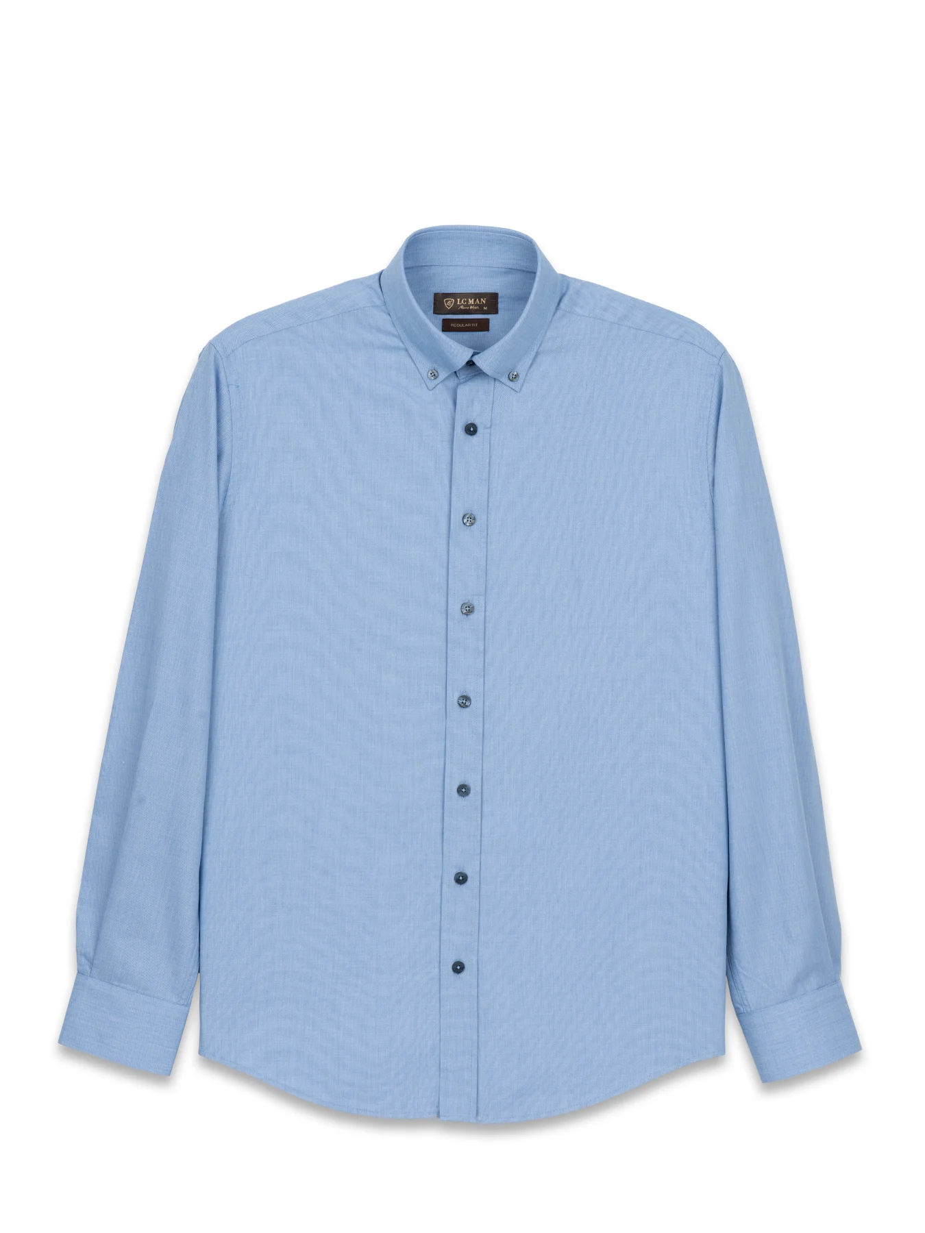 پیراهن آستین بلند آبی ال سی من 84