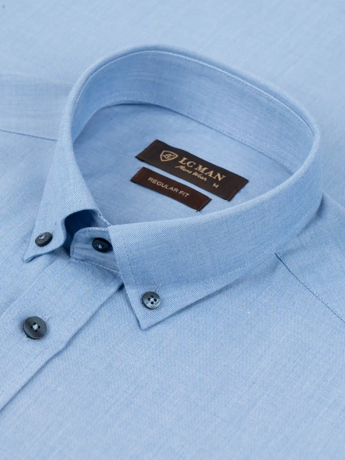 پیراهن آستین بلند آبی ال سی من 84