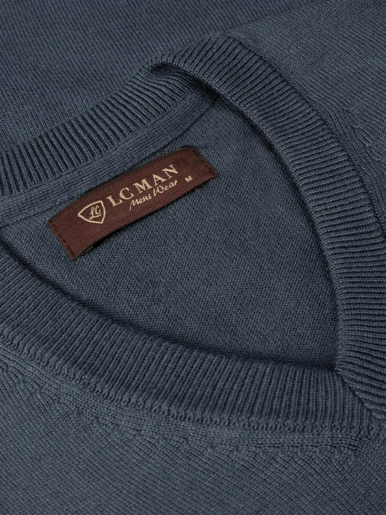  ژیله بافت آبی تیره یقه هفت 90