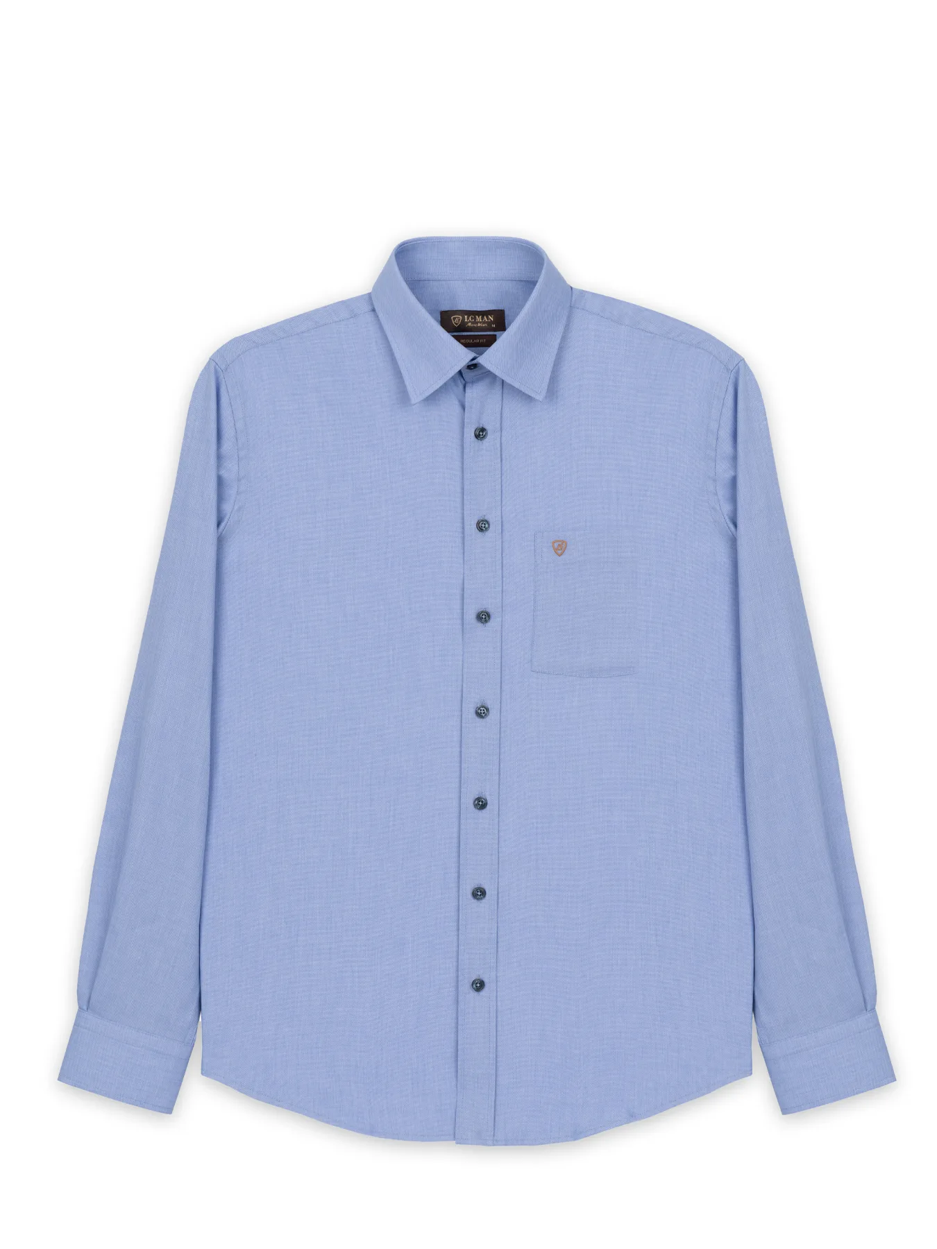 پیراهن آستین بلند آبی ال سی من 83