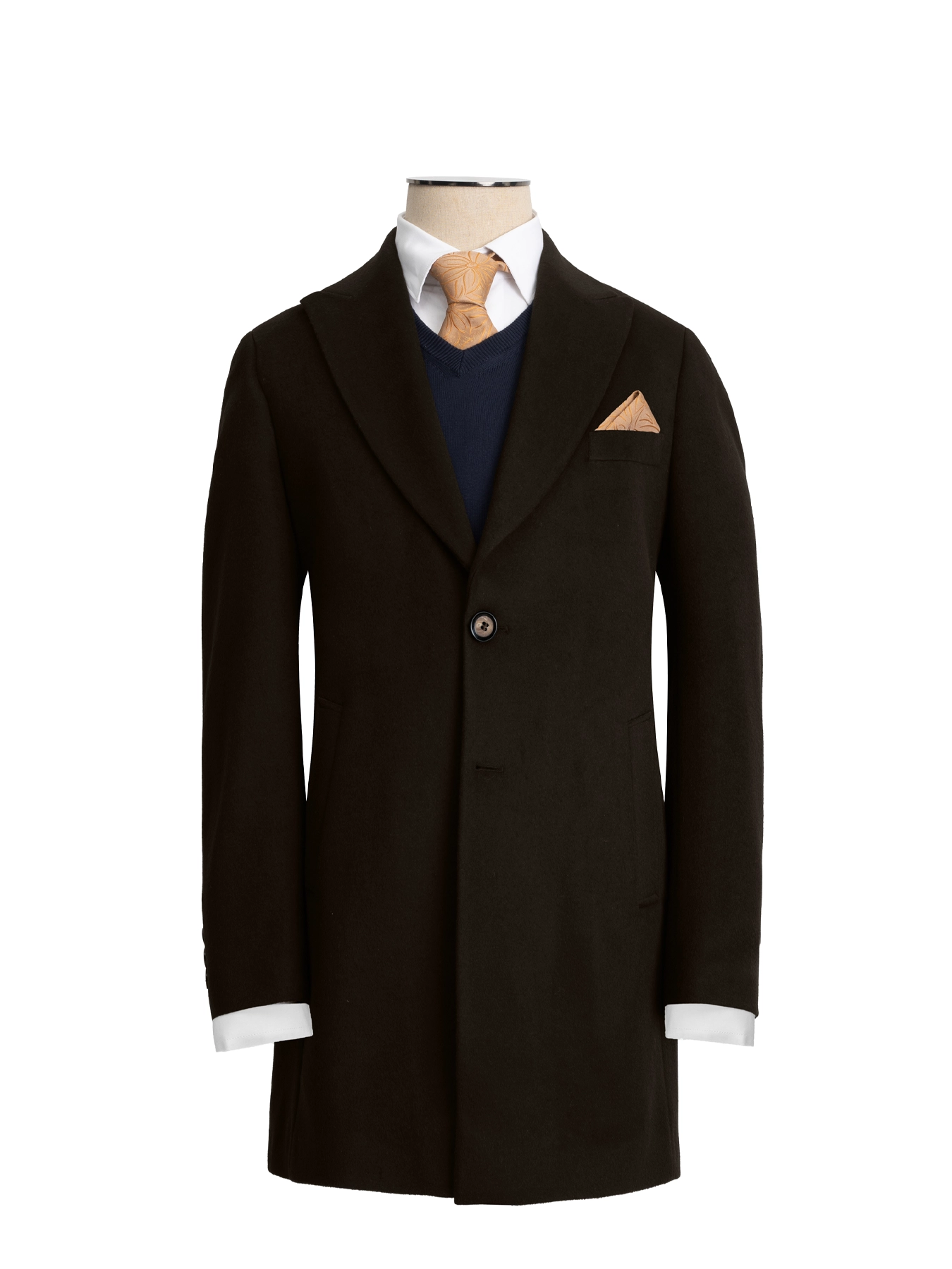 پالتو قهوه ای تیره ال سی من 98