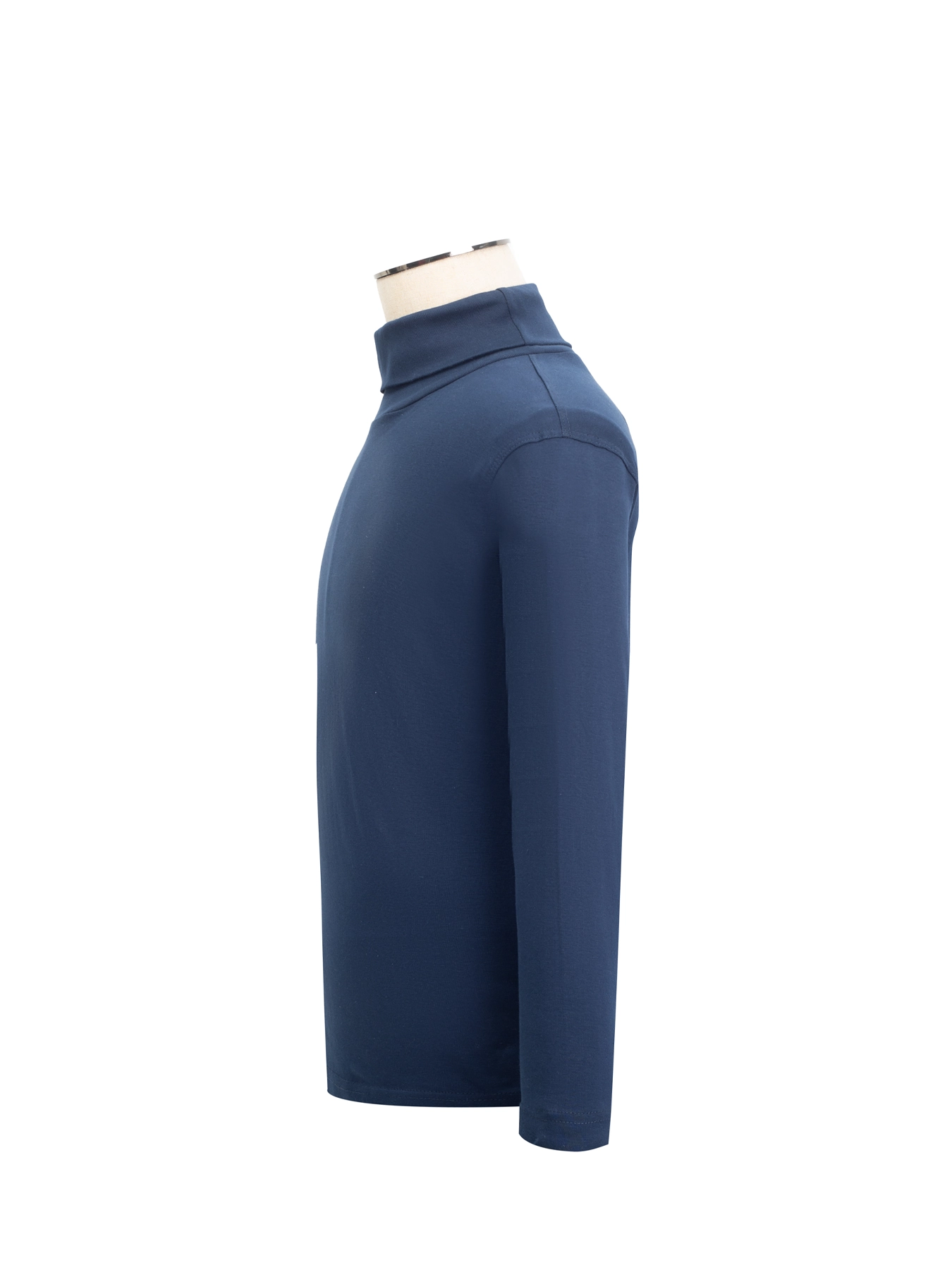 بلوز یقه پنج سانت سرمه ای 45