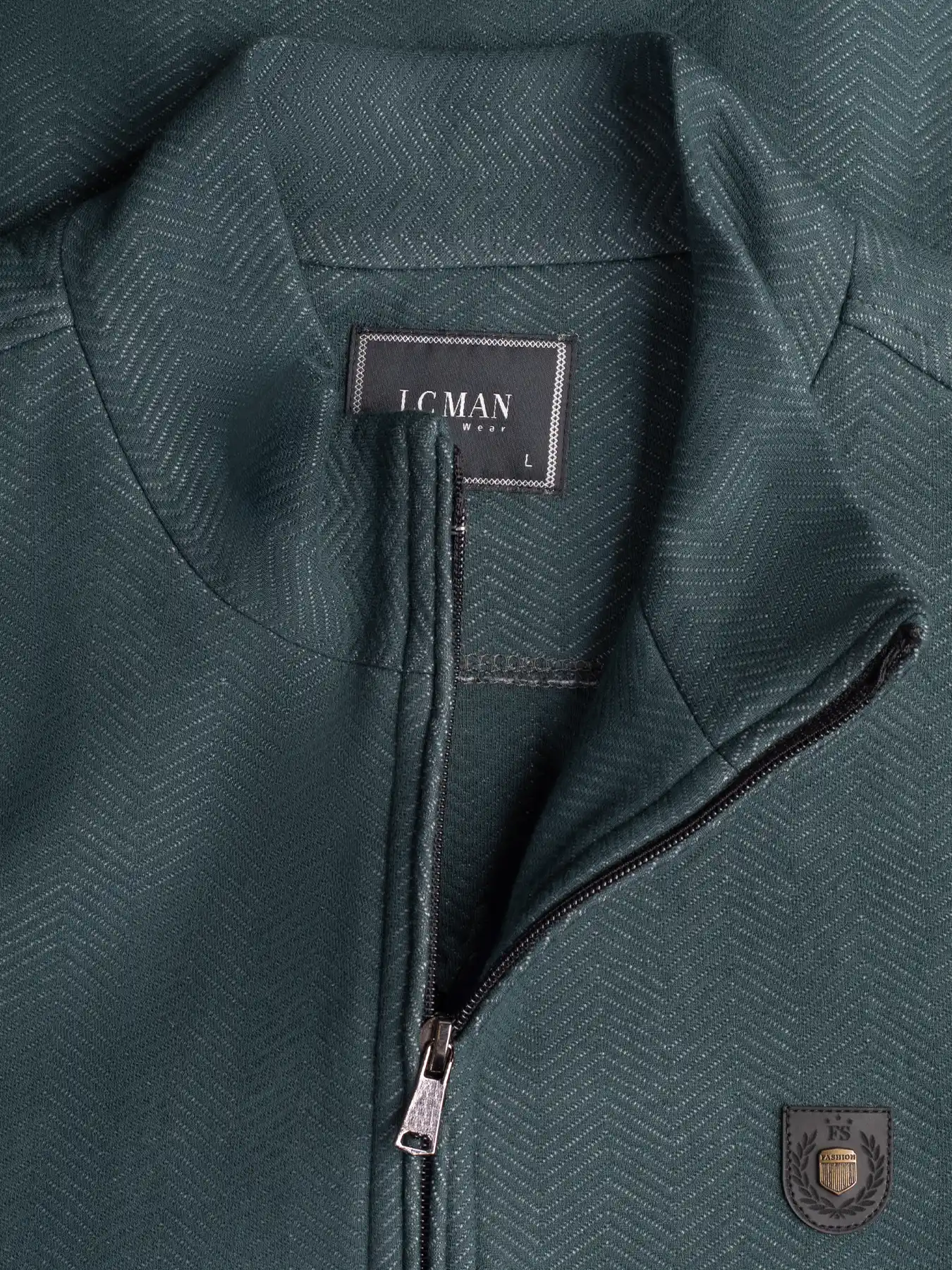 سویشرت سبز یقه ایستاده 85