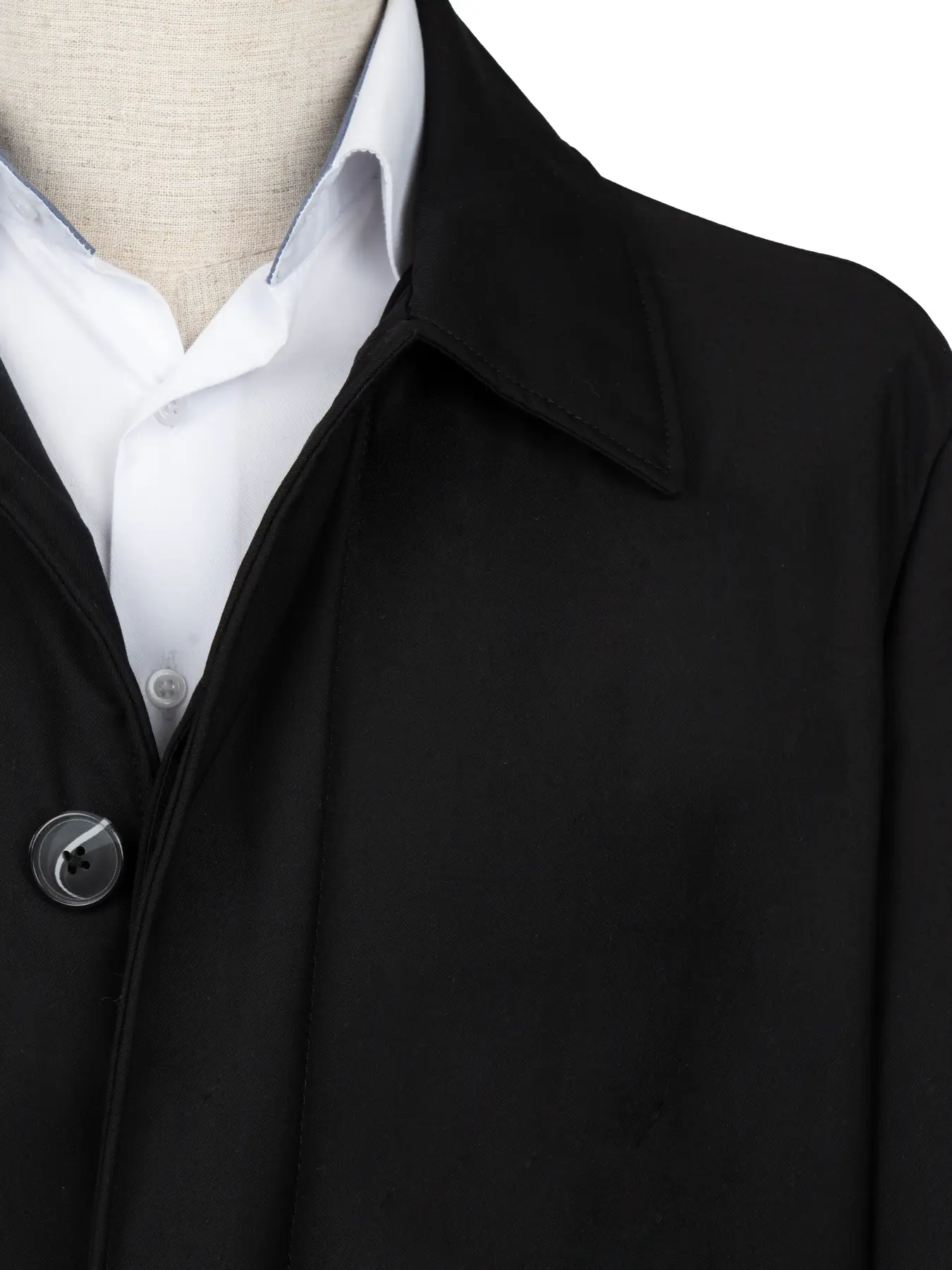 بارانی مشکی ساده ال سی من 7