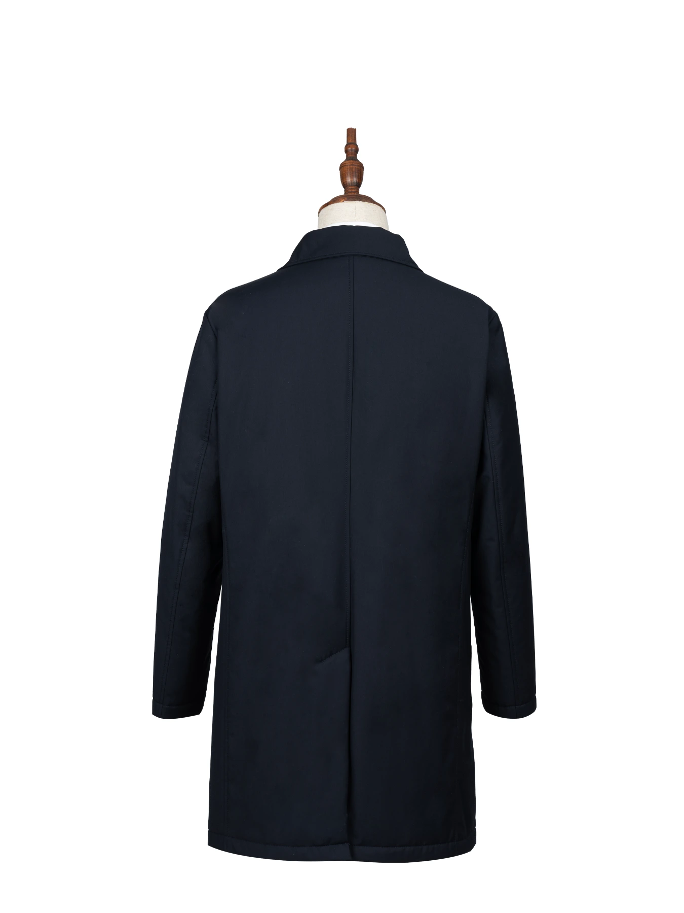 بارانی سرمه ای ساده ال سی من 7