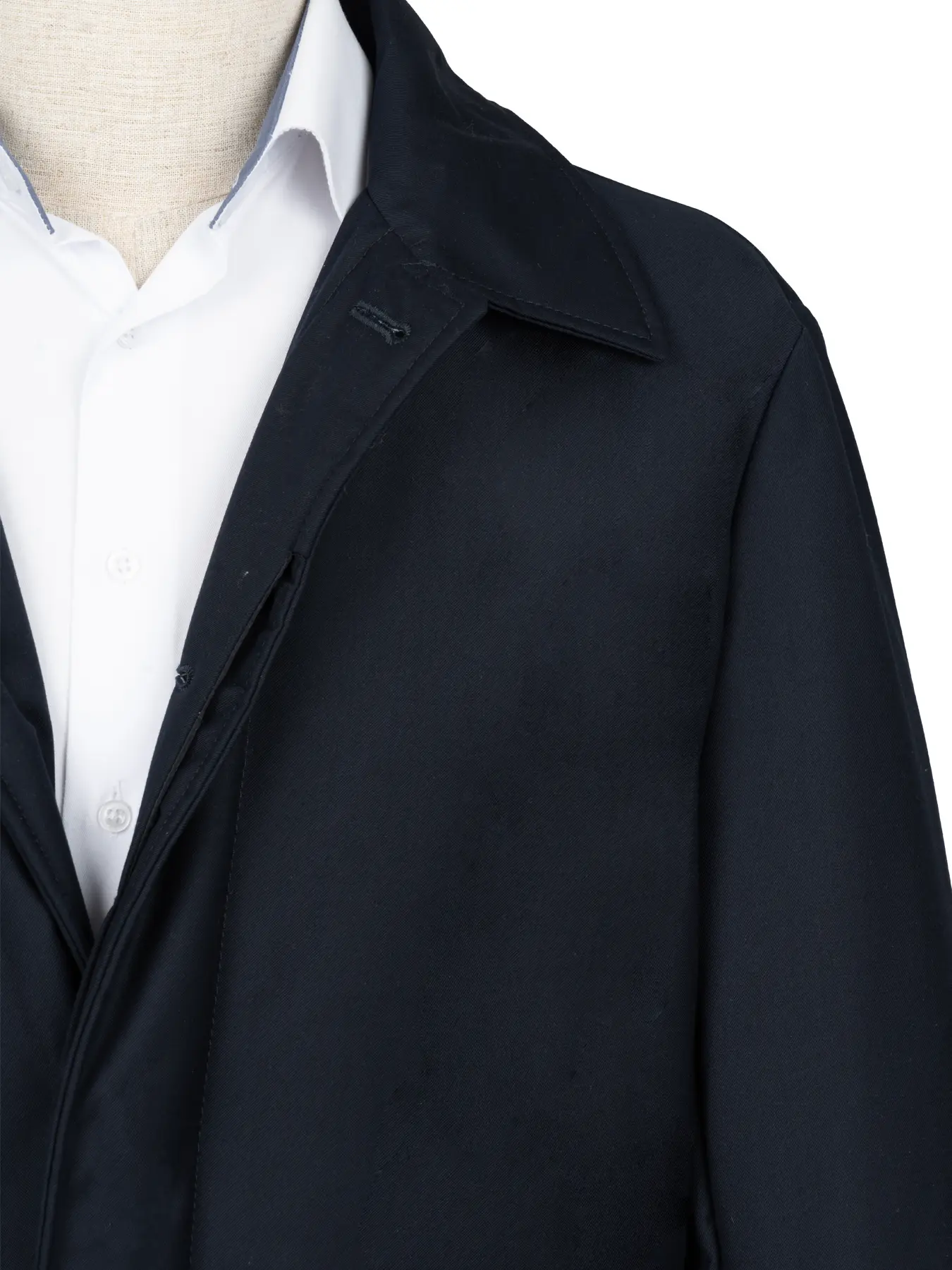 بارانی سرمه ای ساده ال سی من 7