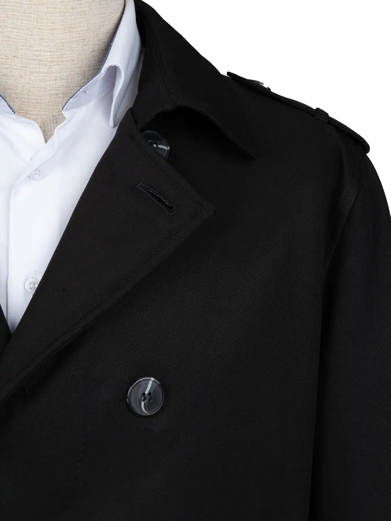 بارانی مشکی دبل برس 1