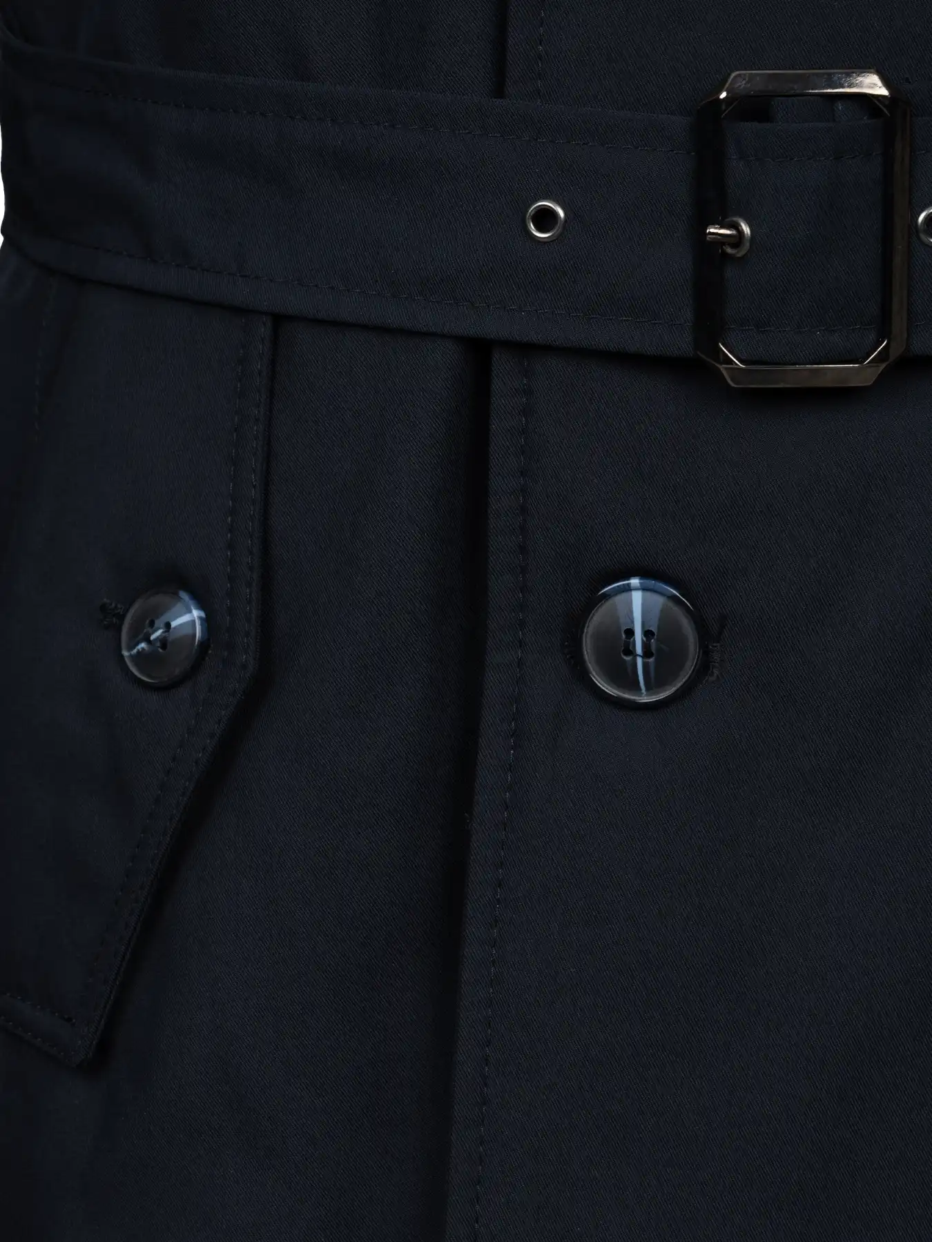 بارانی سرمه ای دبل برس 64