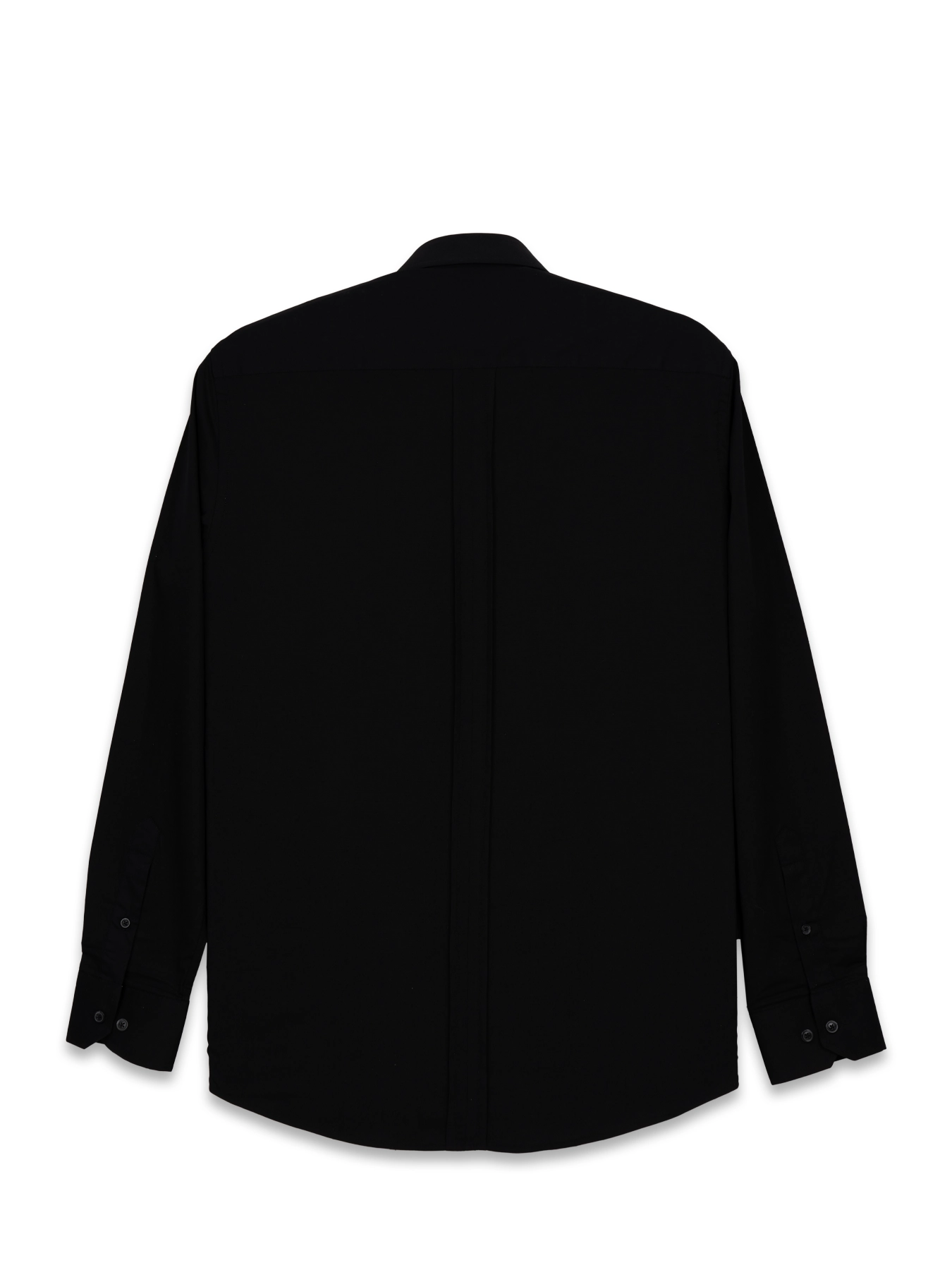 پیراهن آستین بلند مشکی ساده ال سی من 12