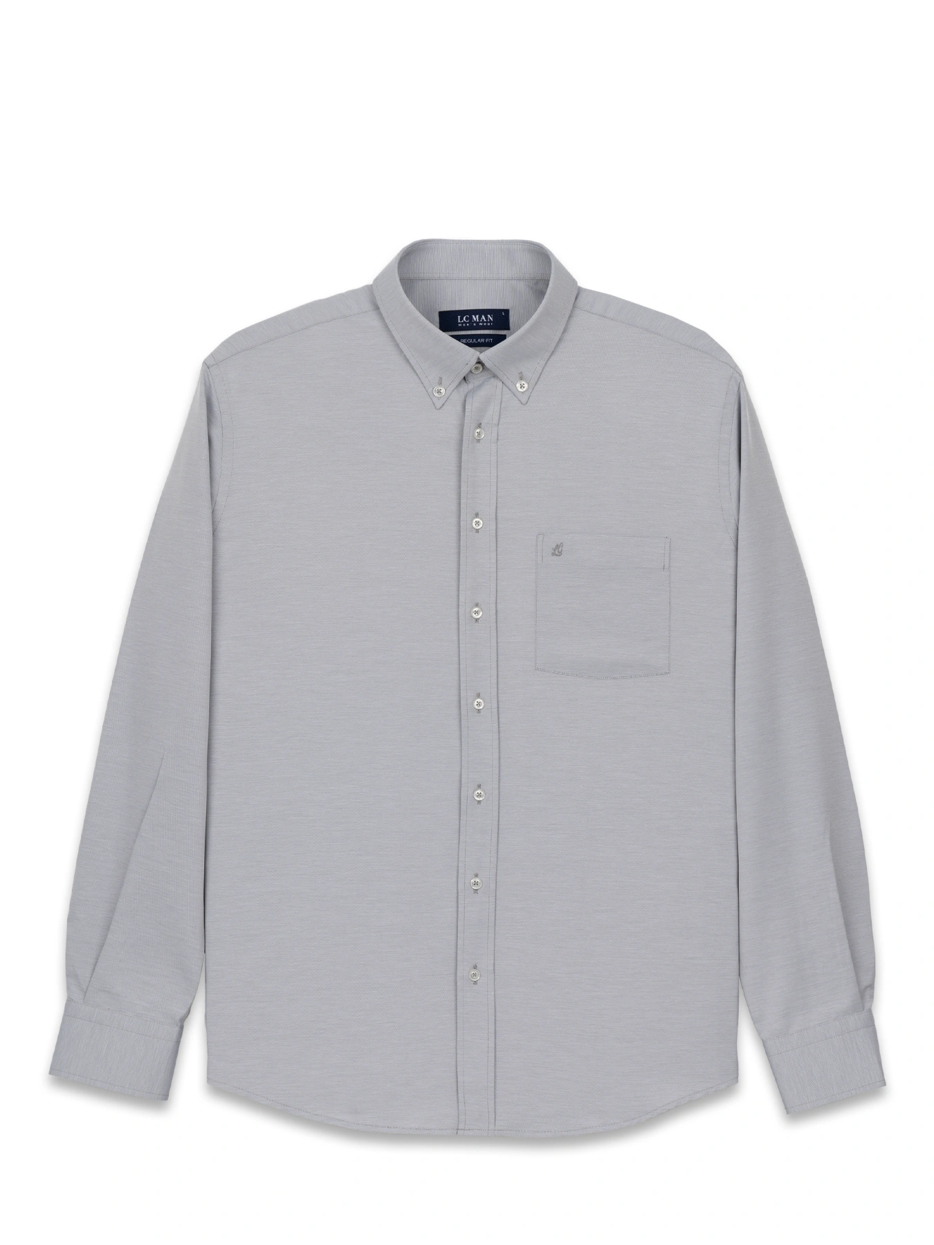 پیراهن استین بلند طوسی ال سی من 31