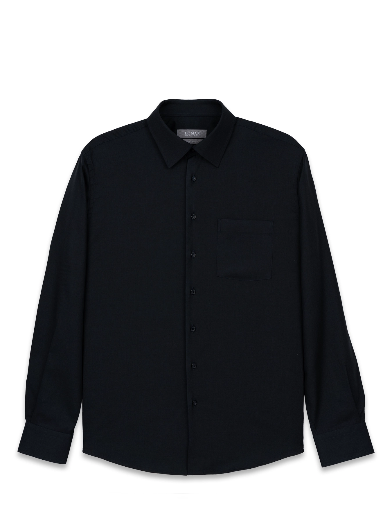 پیراهن آستین بلند سرمه ای تیره ال سی من 20