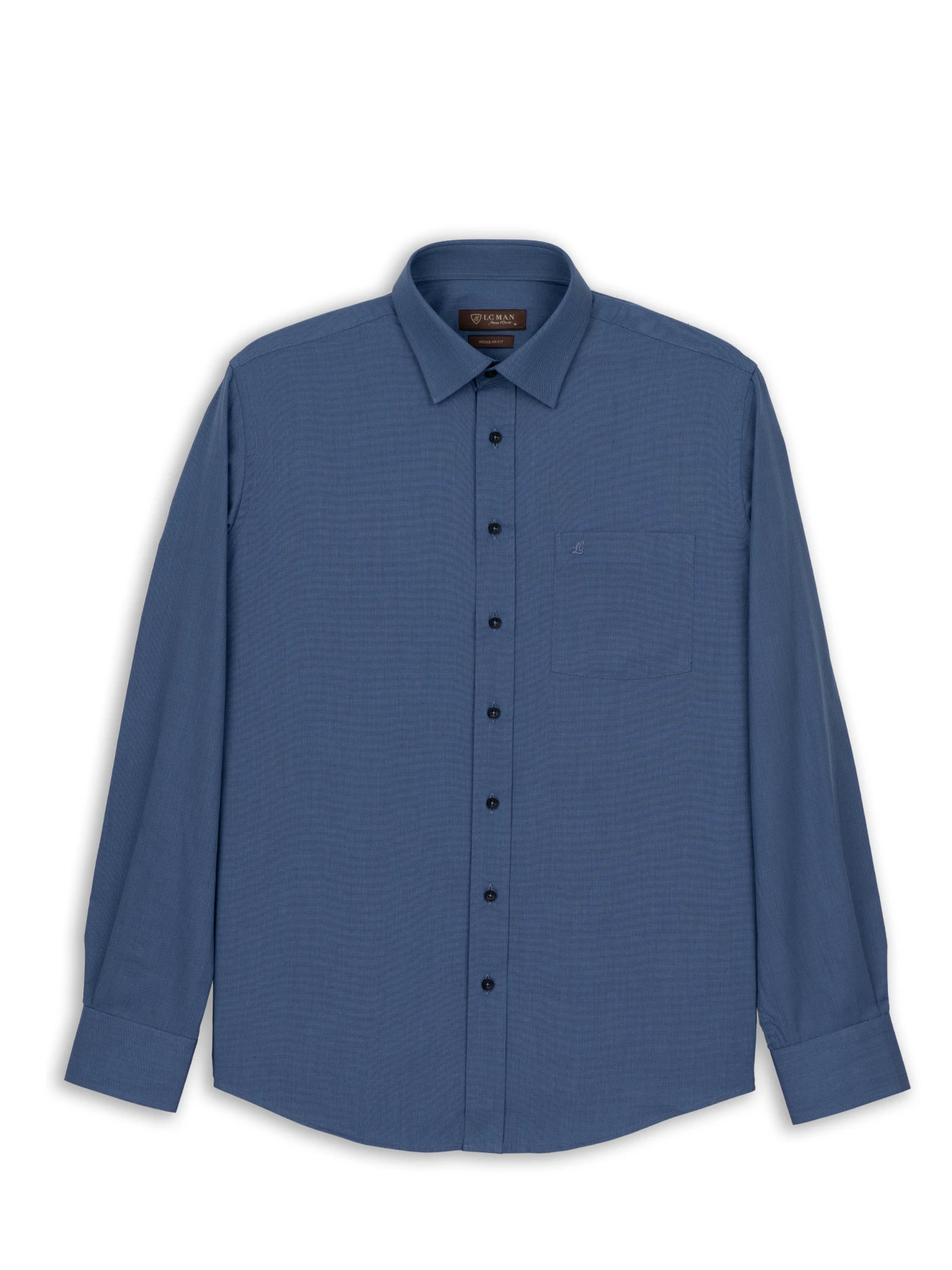 پیراهن آستین بلند آبی تیره ال سی من 36