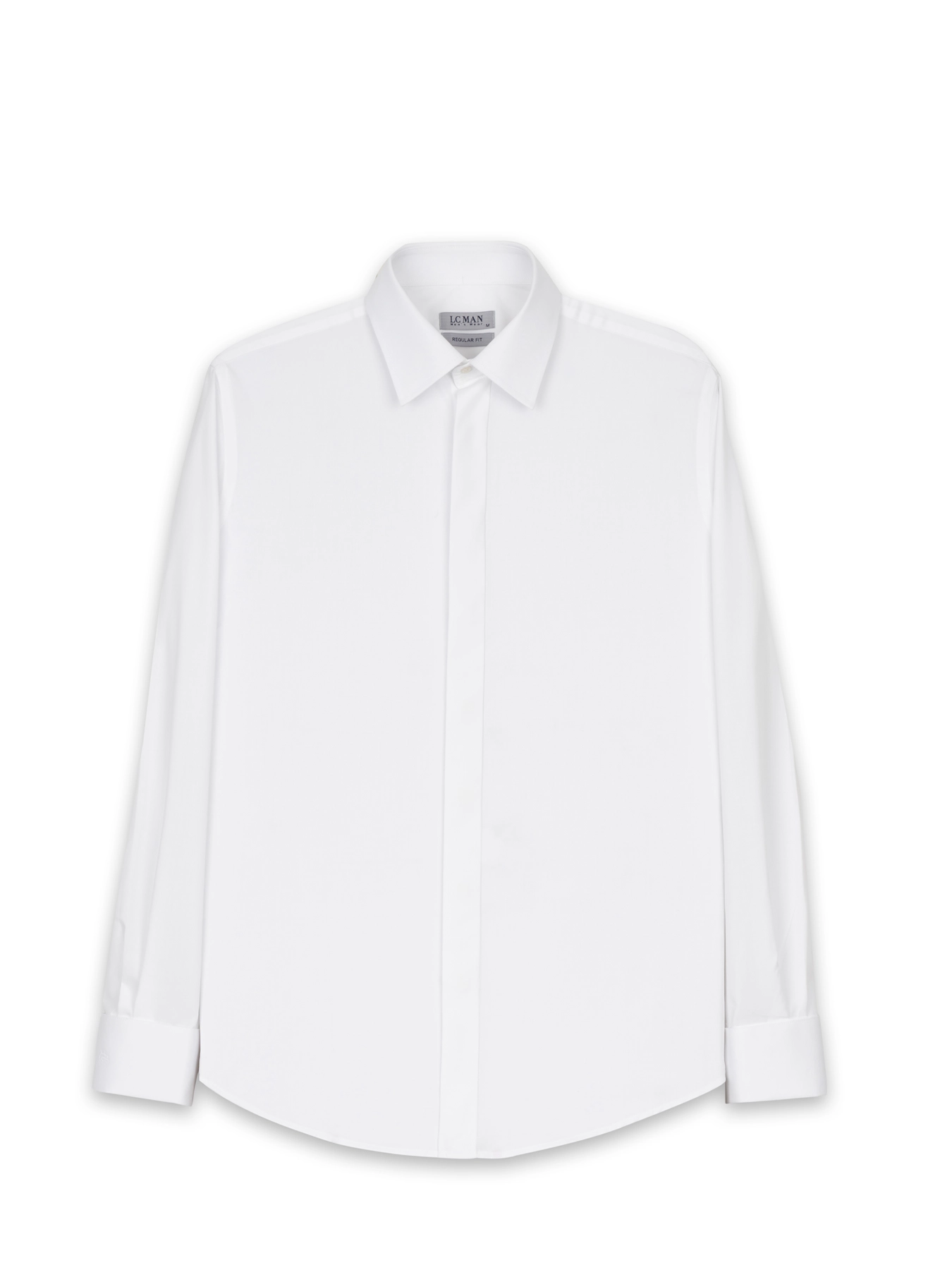 پیراهن آستین بلند سفید ال سی من 35