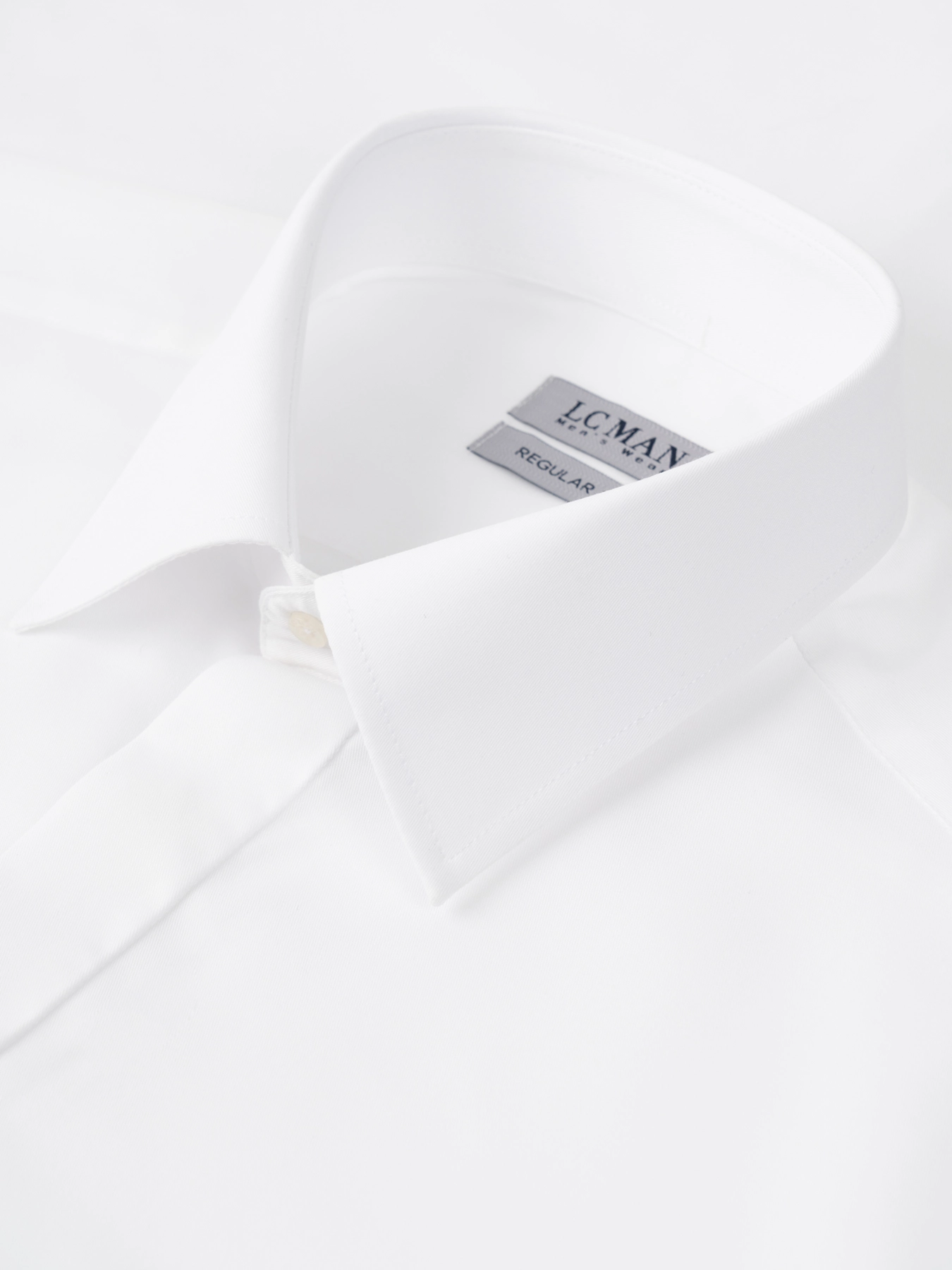 پیراهن آستین بلند سفید ال سی من 35