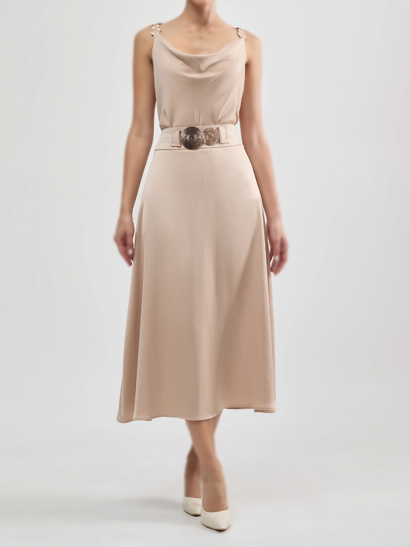 ست تاپ و دامن کرم