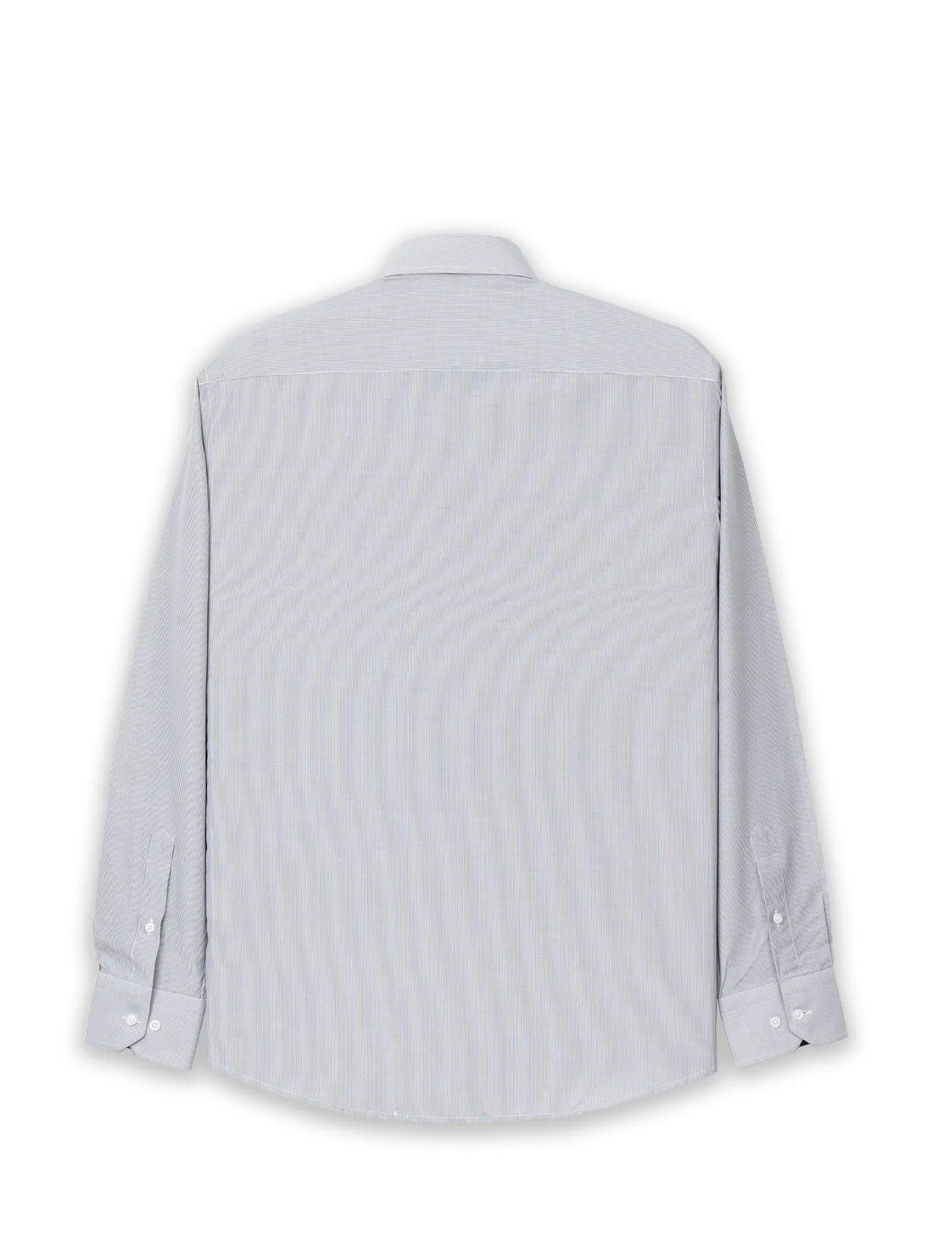 پیراهن آستین بلند راه راه ریز طوسی ال سی من 20