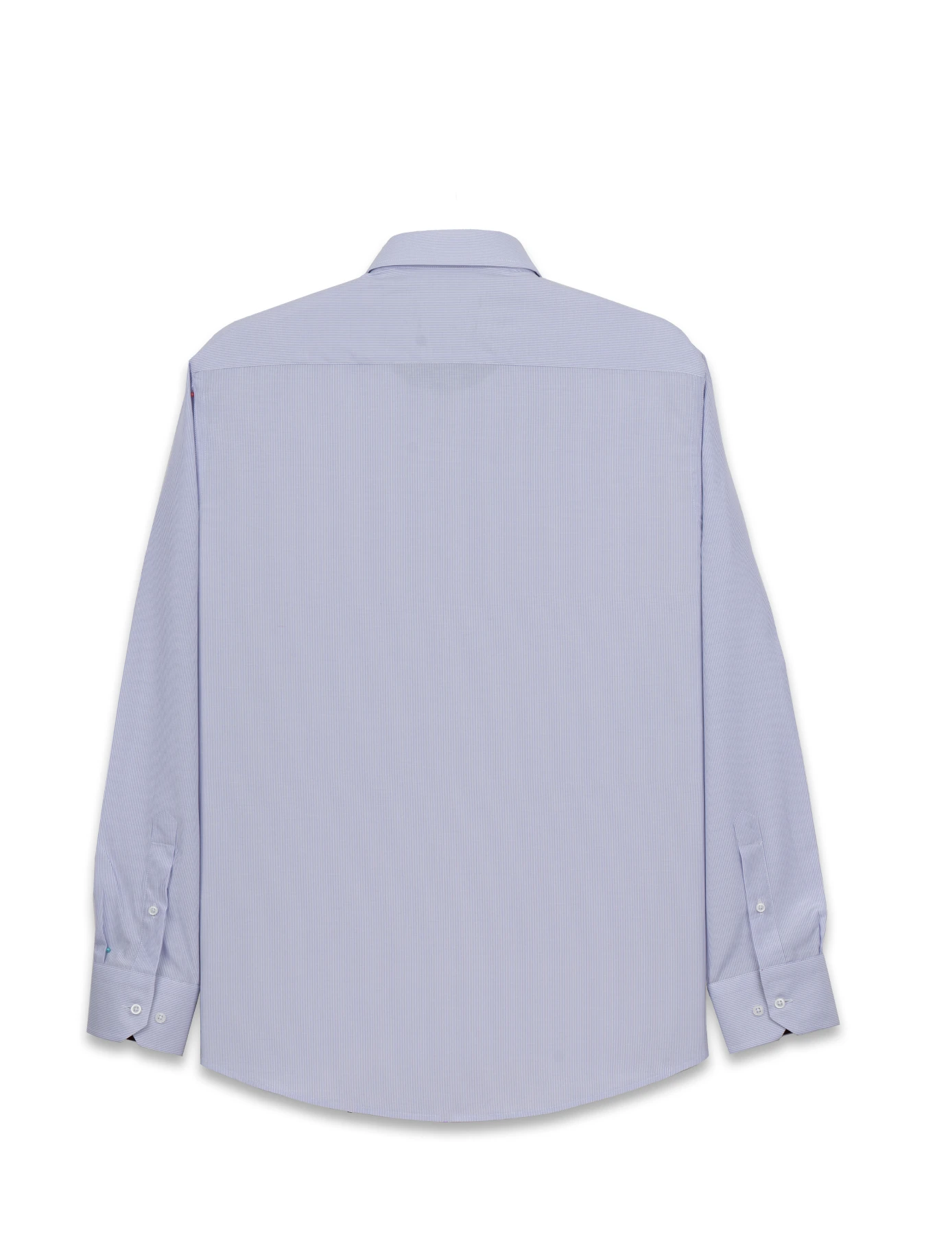 پیراهن آستین بلند راه راه ریز یاسی ال سی من 20