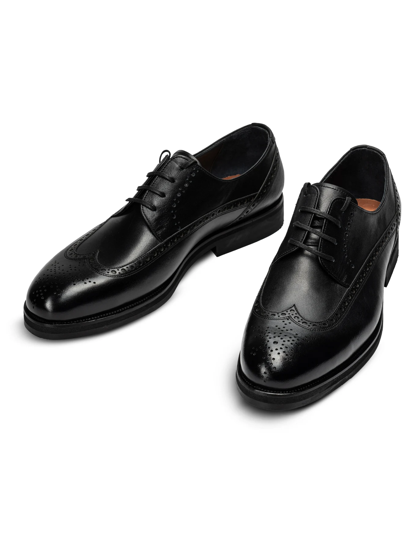 کفش چرم مشکی بندار شبرو 42