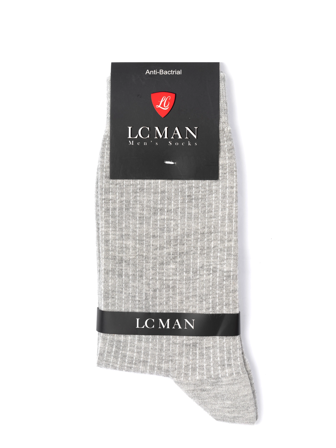 جوراب طوسی طرح دار 3