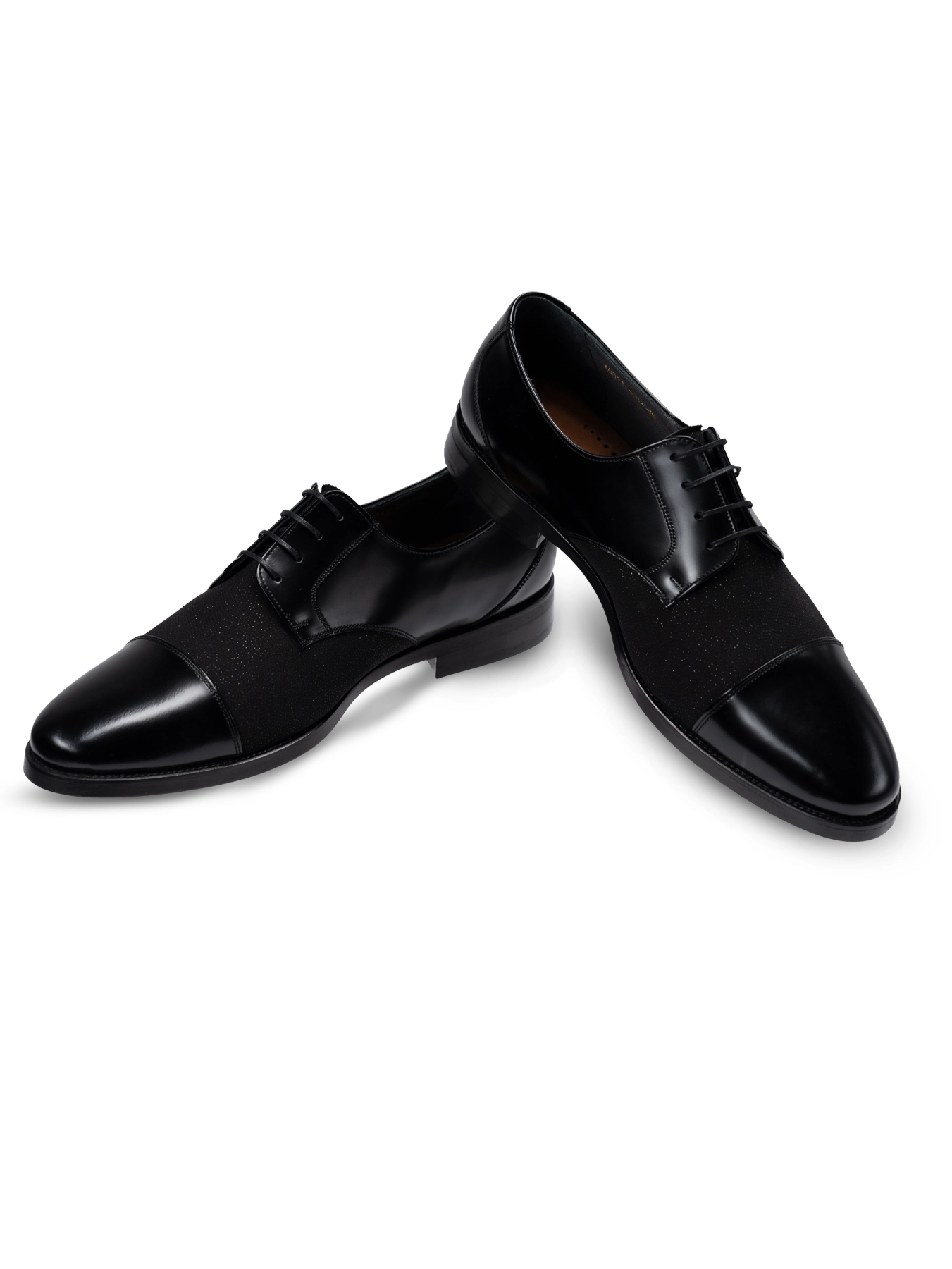 کفش مشکی بندار زیره میکرو بروشاپ وسط پارچه ای 