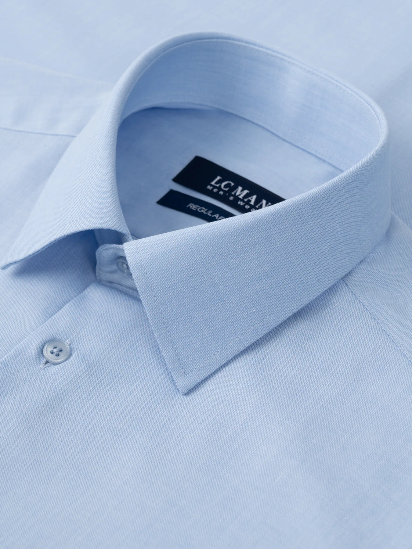 پیراهن آستین بلند آبی ال سی من 49