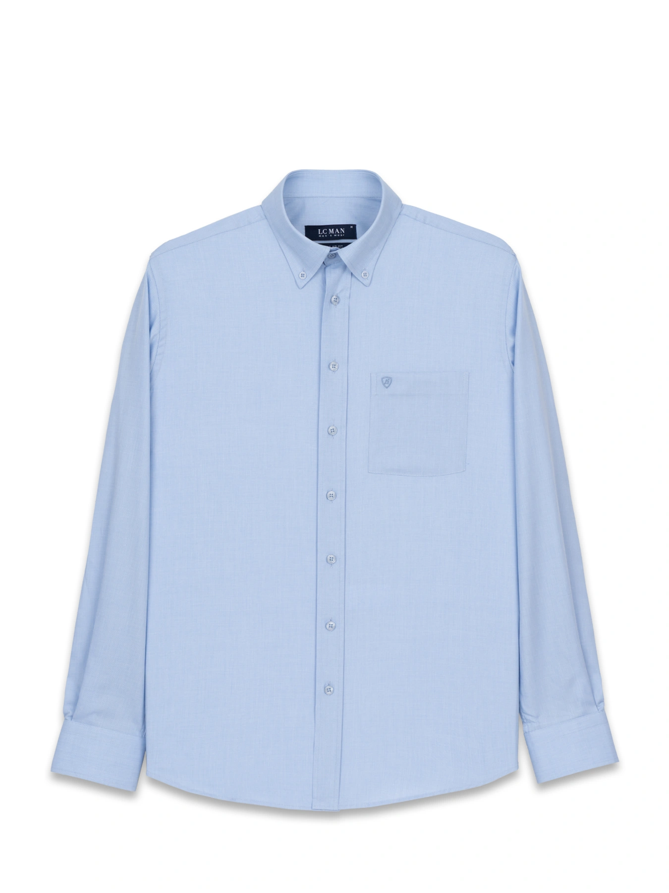 پیراهن آستین بلند آبی ال سی من 25