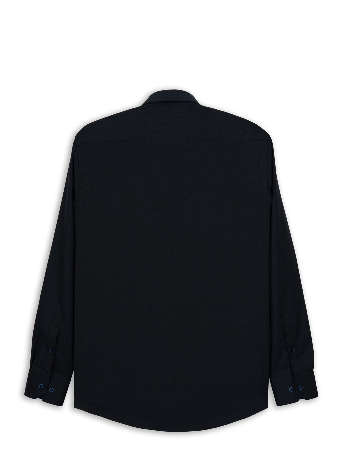 پیراهن آستین بلند سرمه ای تیره ال سی من 54