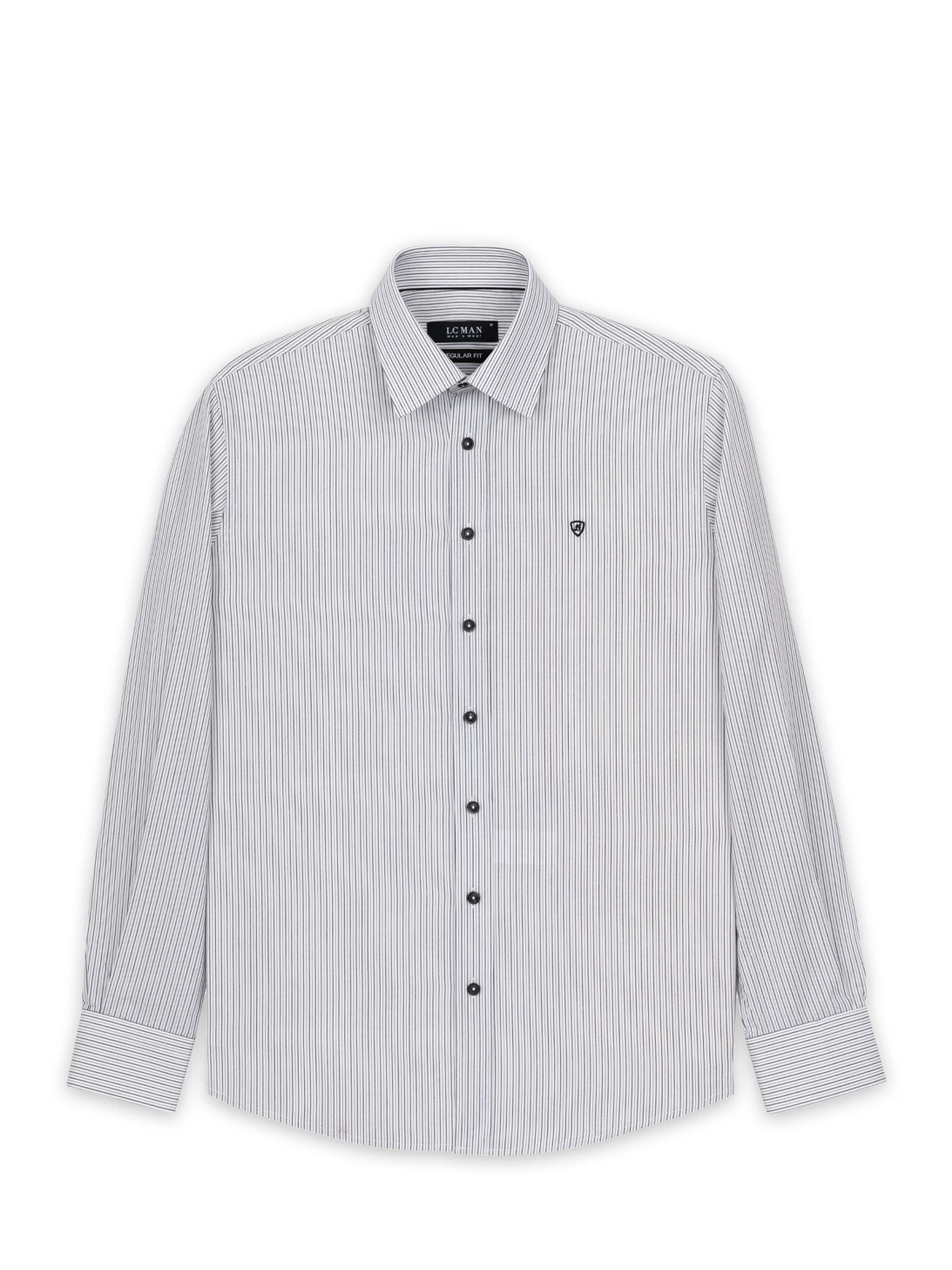 پیراهن آستین بلند راه راه  ال سی من 83