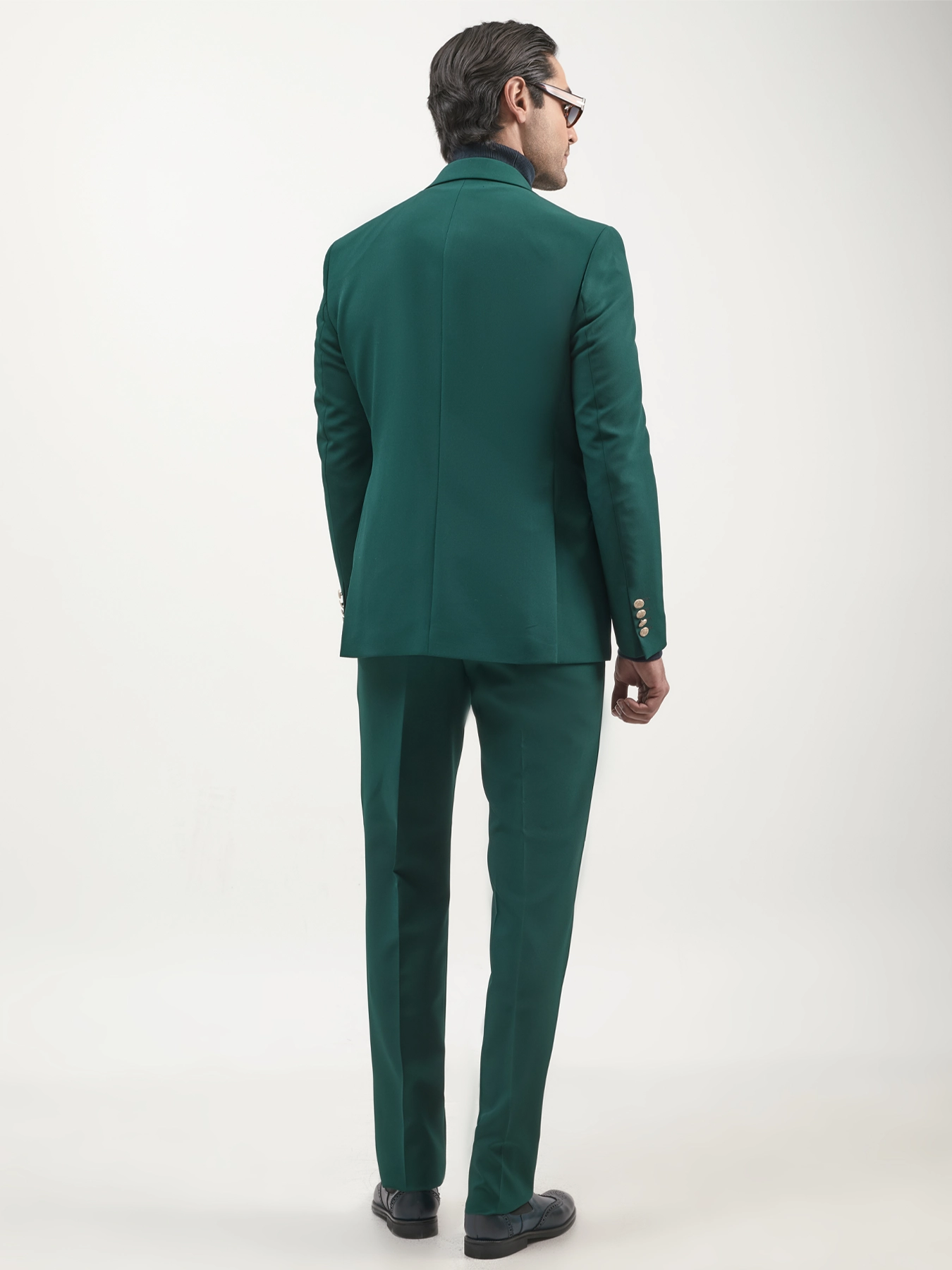 کت و شلوار سبز ال سی من 76