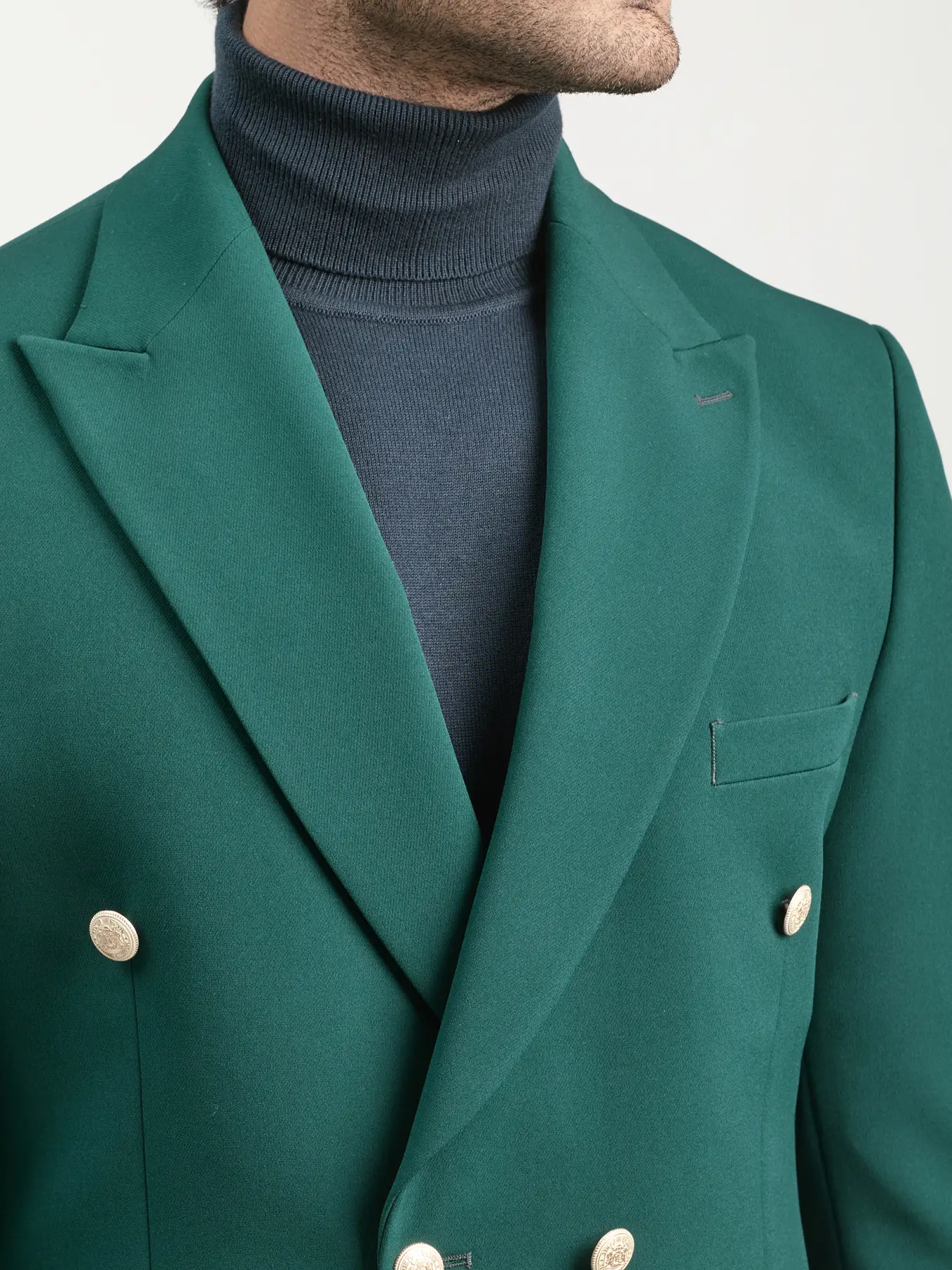 کت و شلوار سبز ال سی من 76