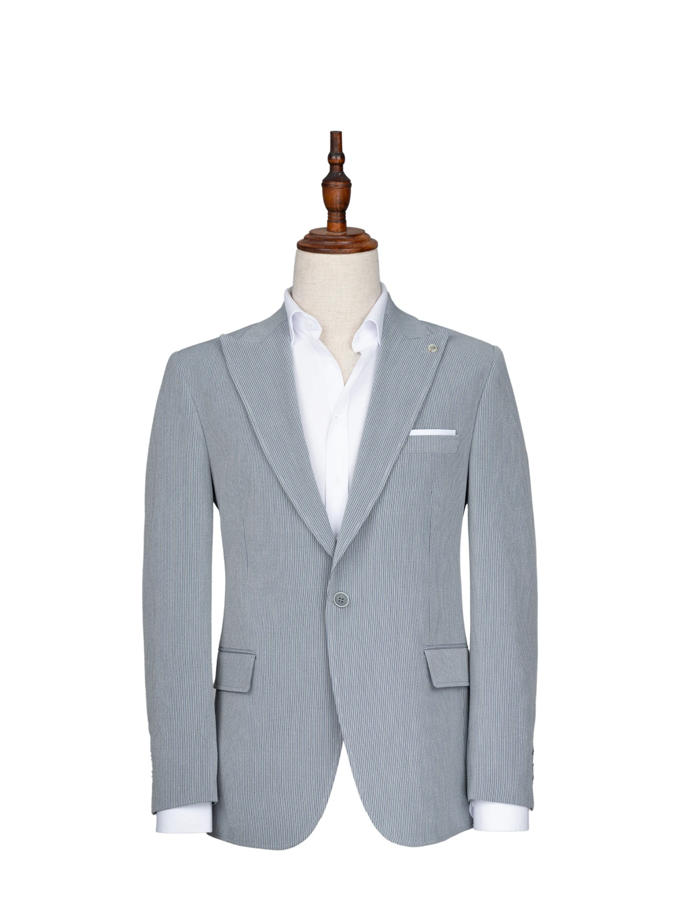 کت تک طوسی راه راه یقه بلیزر 93