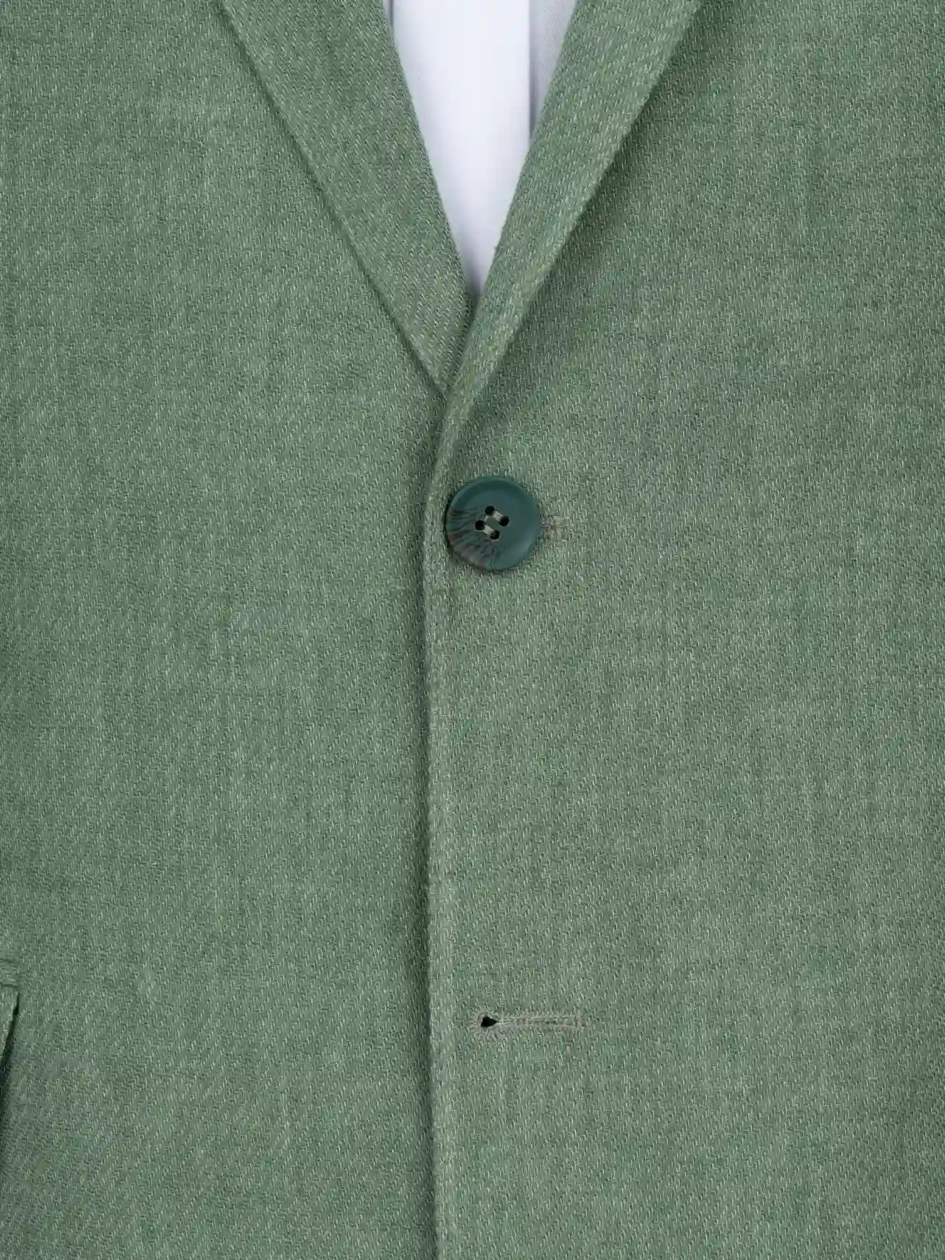 کت تک سبز ساده یقه انگلیسی 65