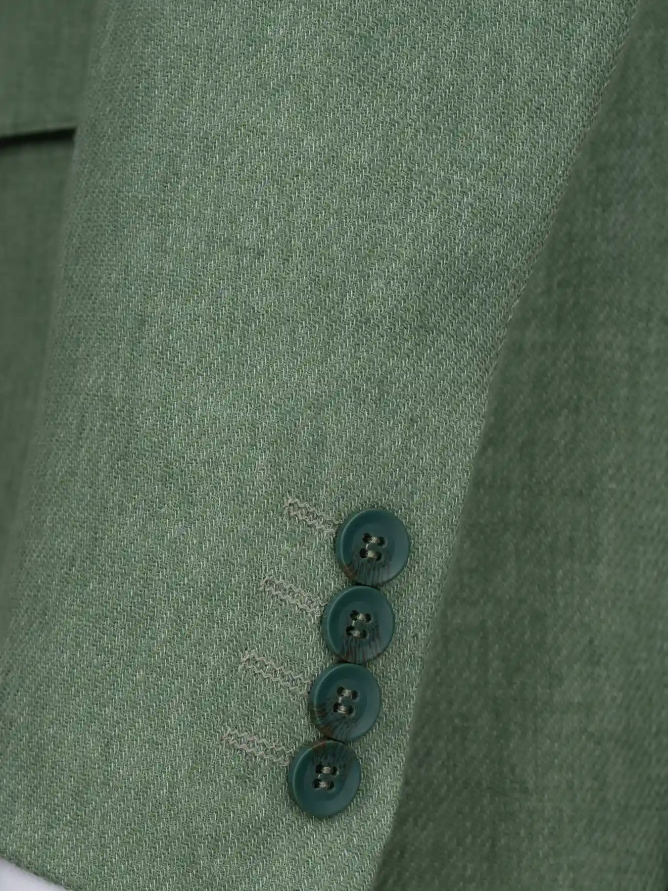 کت تک سبز ساده یقه انگلیسی 65