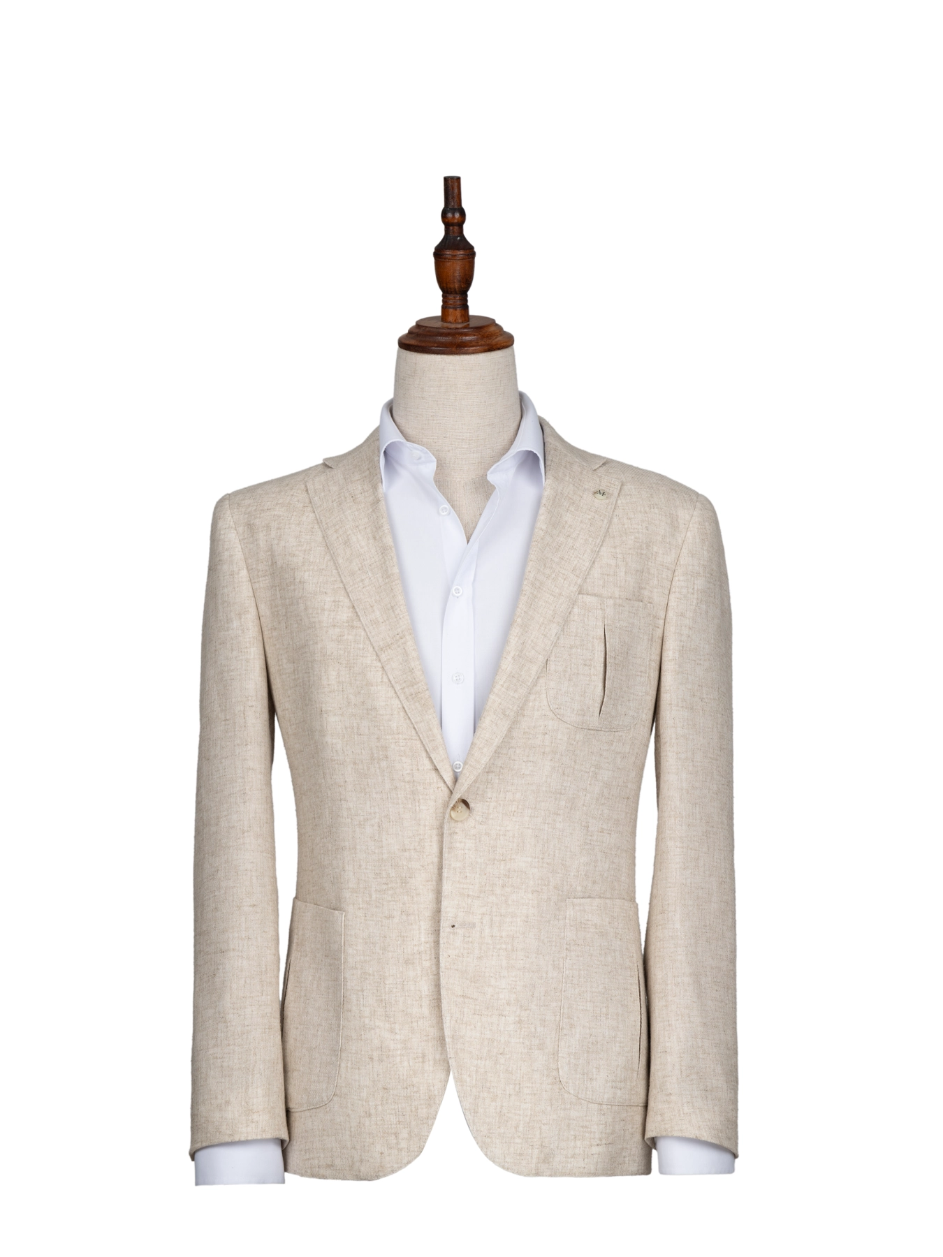 کت تک یقه انگلیسی کرم جودون 65