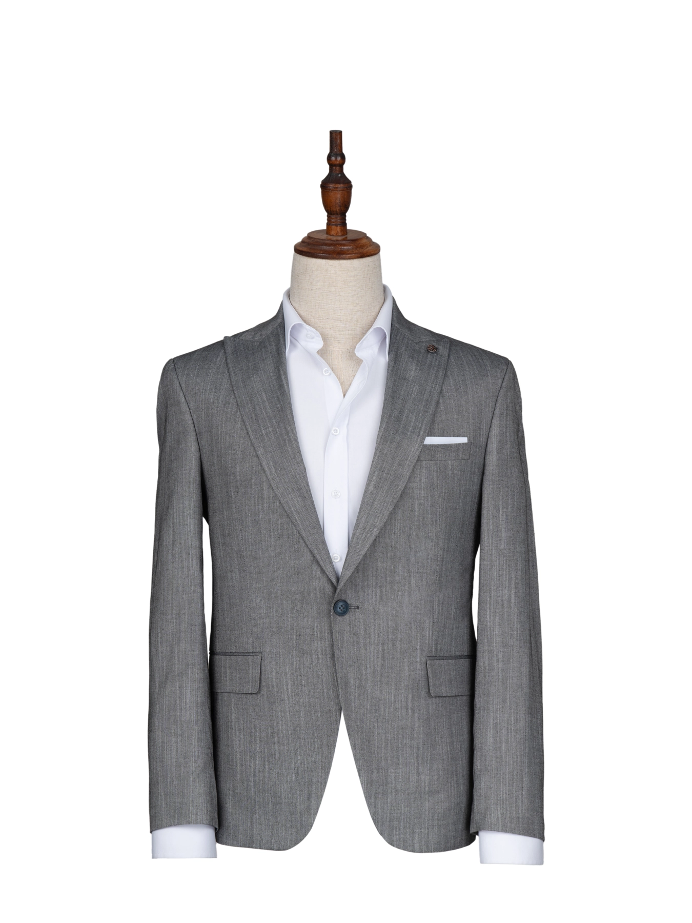 کت تک بقه بلیزر ساده خاکستری 11