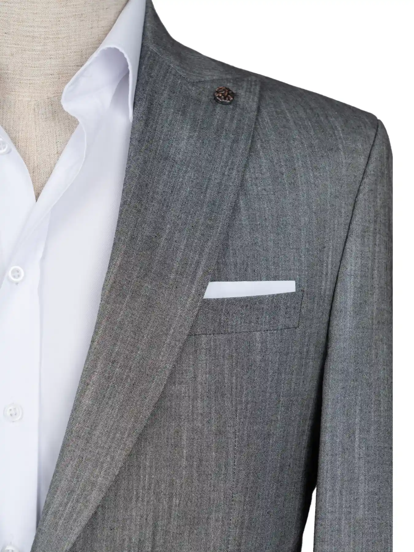 کت تک بقه بلیزر ساده خاکستری 11