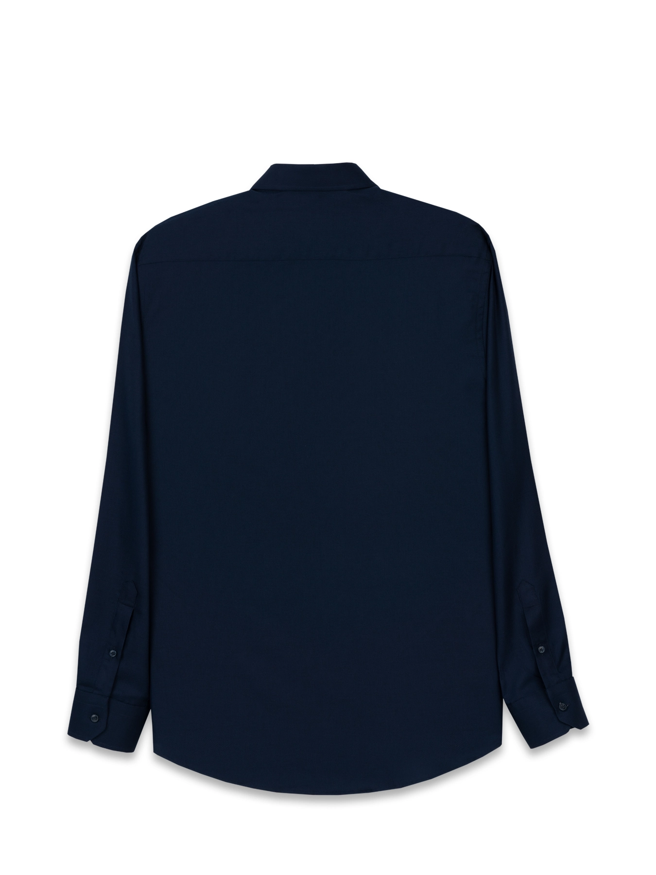 پیراهن آستین بلند سرمه ای ساده ال سی من 30