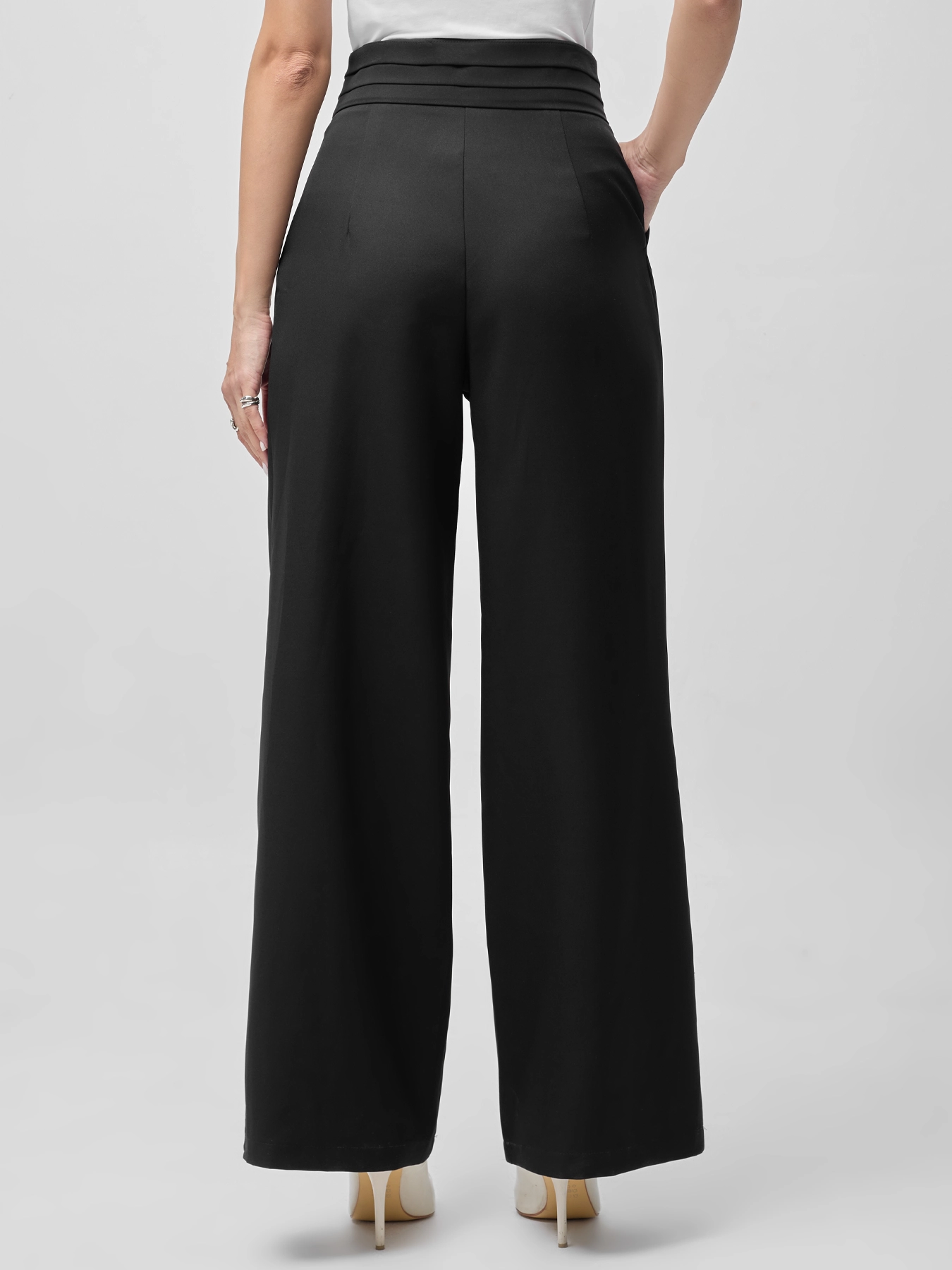 شلوار زنانه مشکی بگ کمرسه تکه