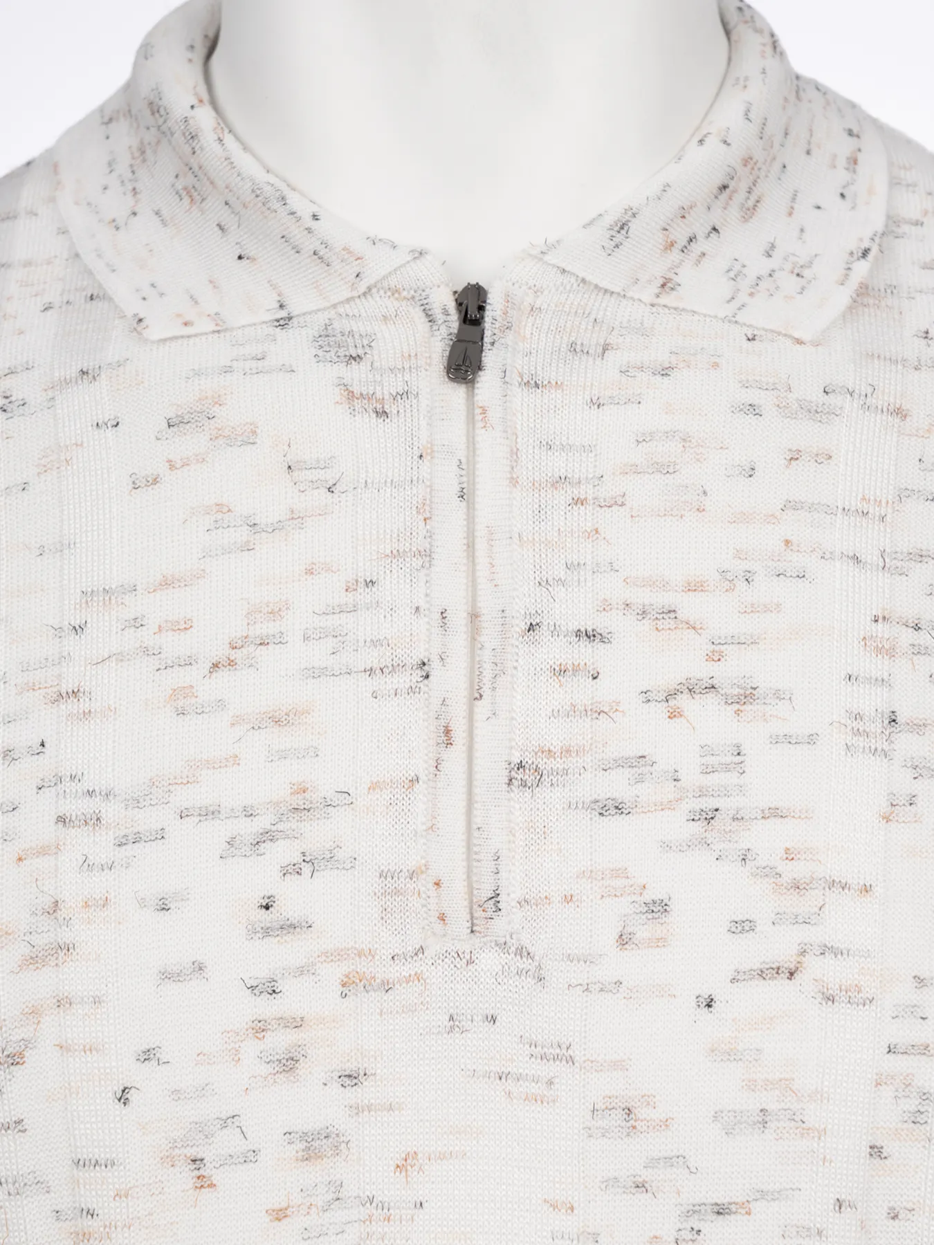 پولوشرت سفید یقه دار آستین بلند 6