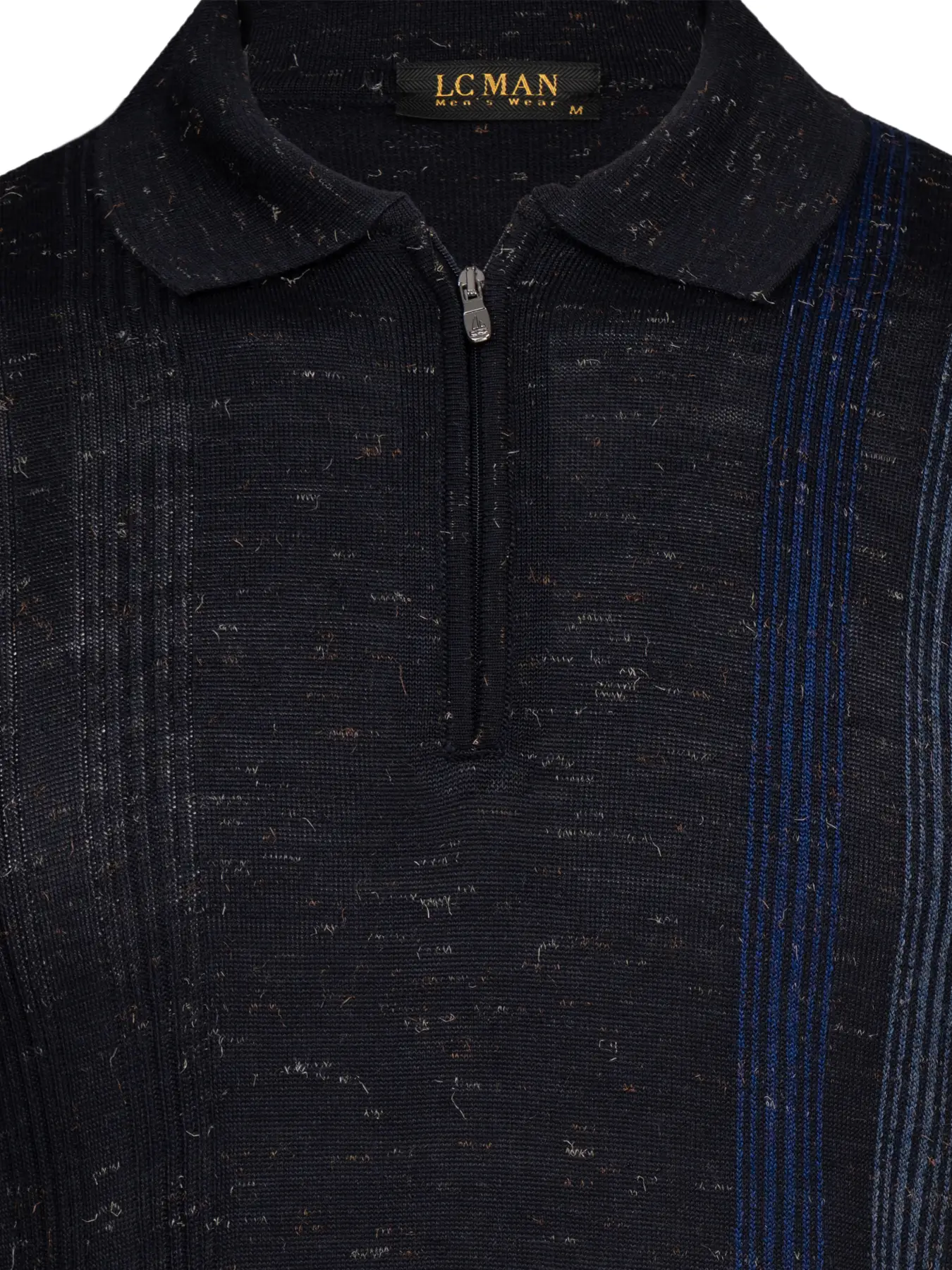 پولوشرت یقه دار سرمه ای نیم زیپ 7