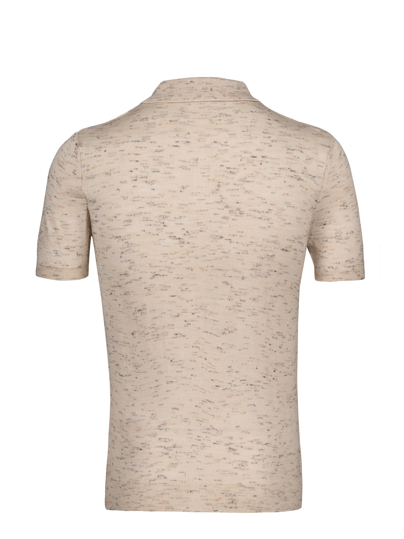 پولوشرت کرم یقه دار نیم زیپ 7