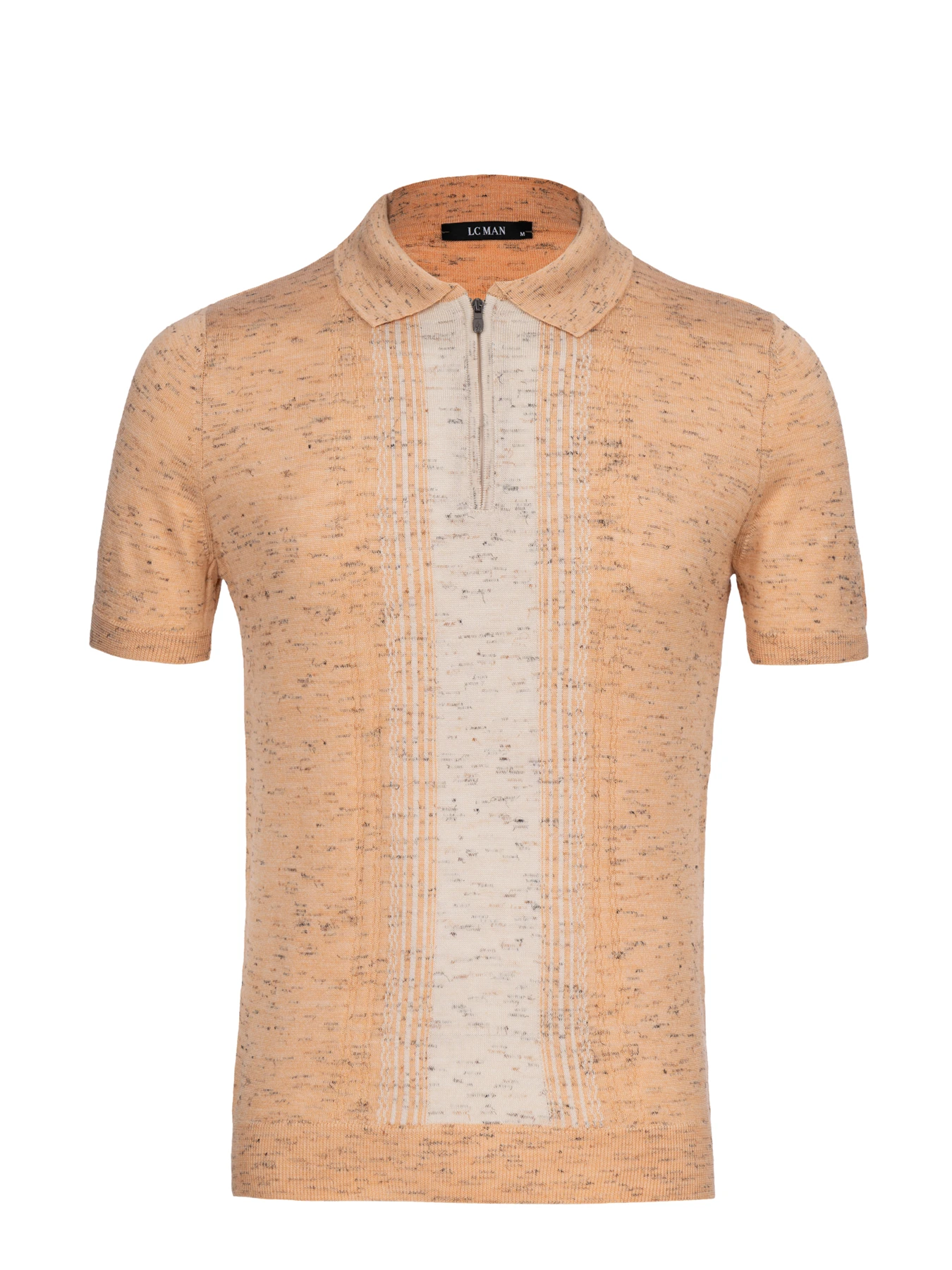 پولوشرت یقه دار نیم زیپ نارنجی 8