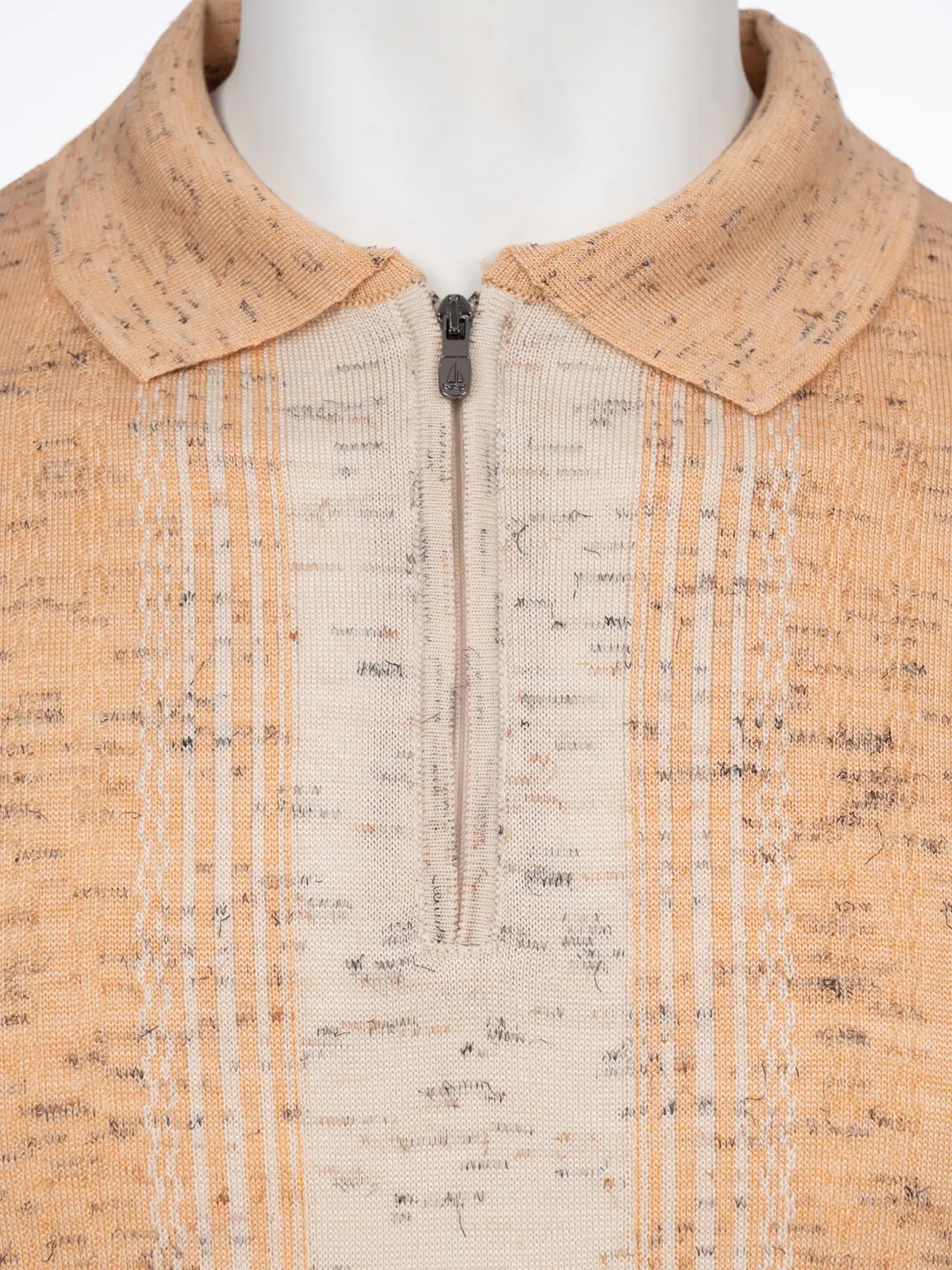 پولوشرت یقه دار نیم زیپ نارنجی 8