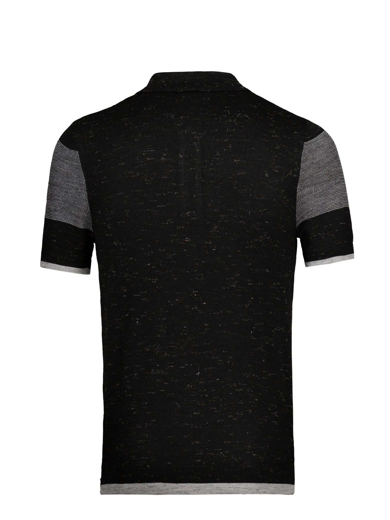 پولوشرت مشکی نیم زیپ 30