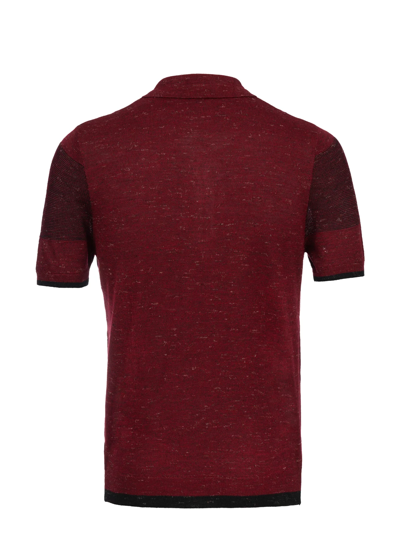 پولوشرت زرشکی نیم زیپ 30